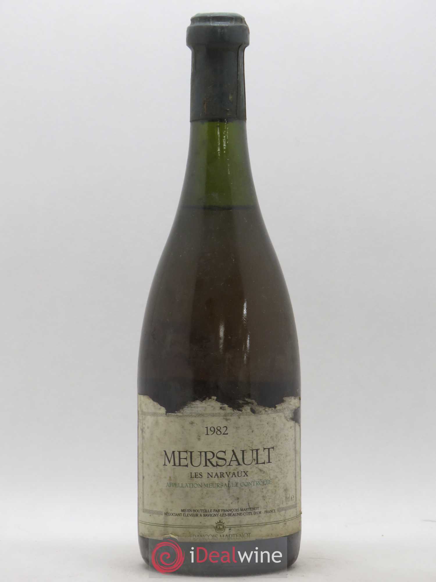 Meursault Les Narvaux Francois Martenot 1982 - Posten von 1 Flasche - 0