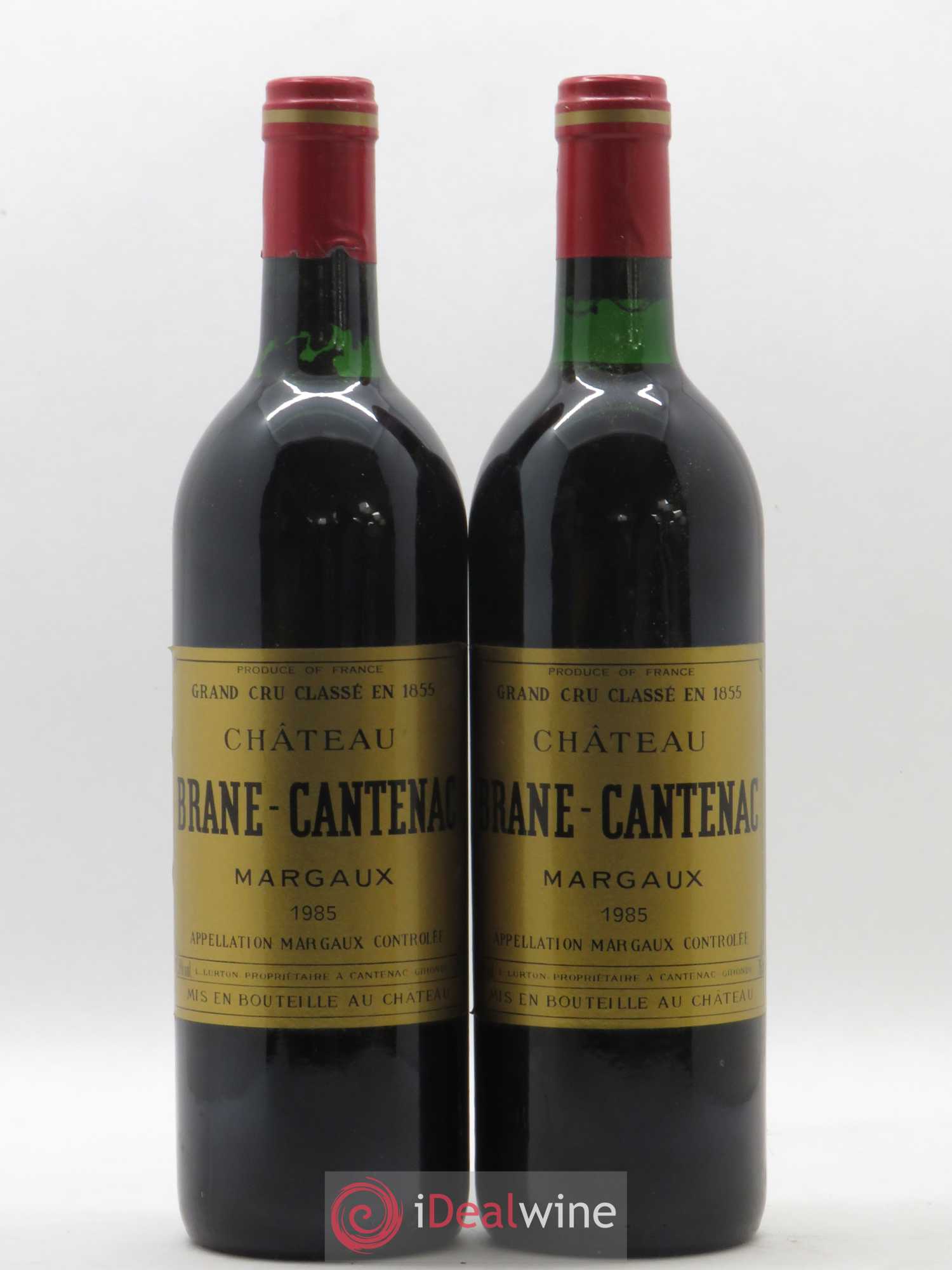 Château Brane Cantenac 2ème Grand Cru Classé 1985 - Lot de 2 bouteilles - 0