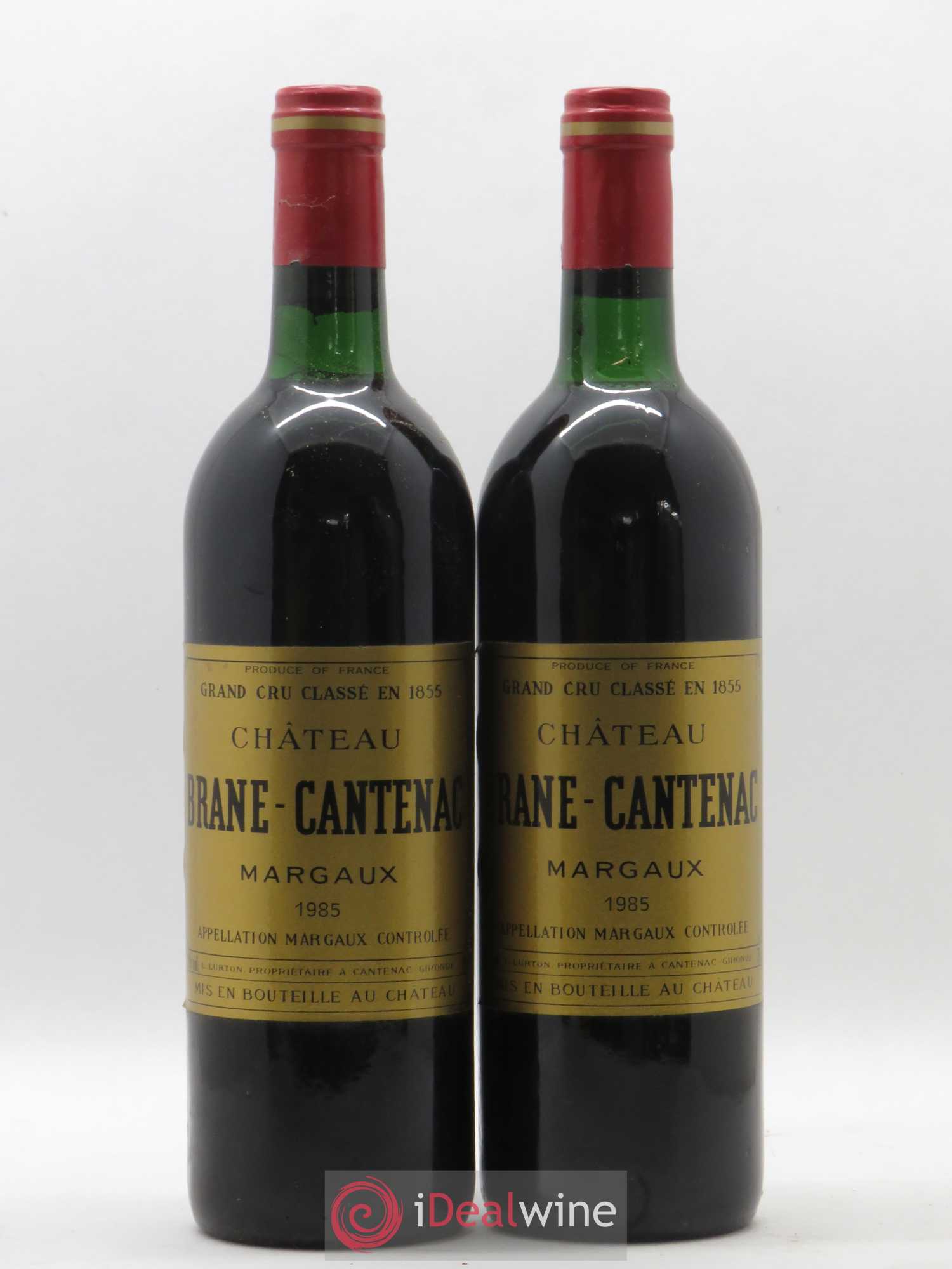 Château Brane Cantenac 2ème Grand Cru Classé 1985 - Lot de 2 bouteilles - 0