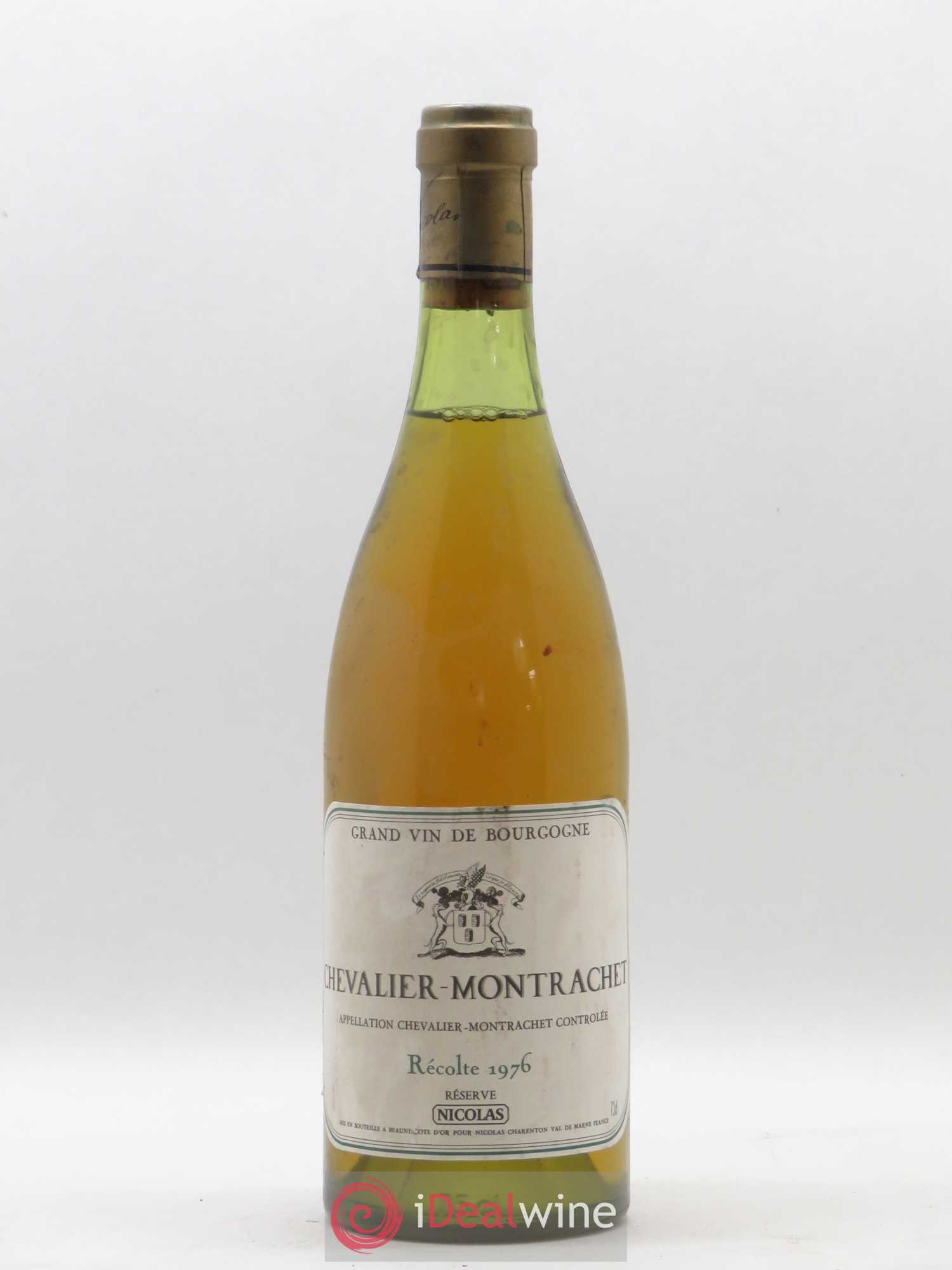 Chevalier-Montrachet Grand Cru Reserve Nicolas 1976 - Lot de 1 bouteille - 0
