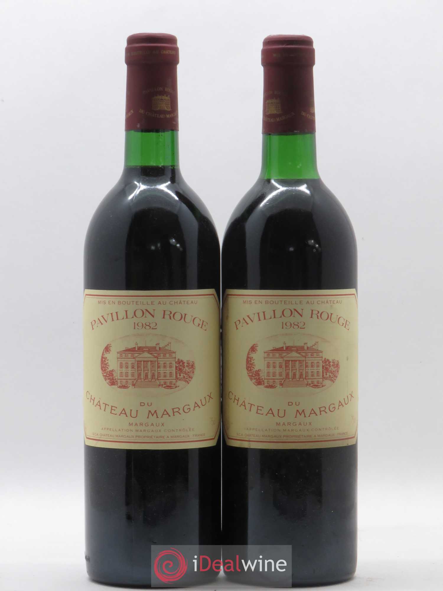 Pavillon Rouge du Château Margaux Second Vin 1982 - Lot de 2 bouteilles - 0