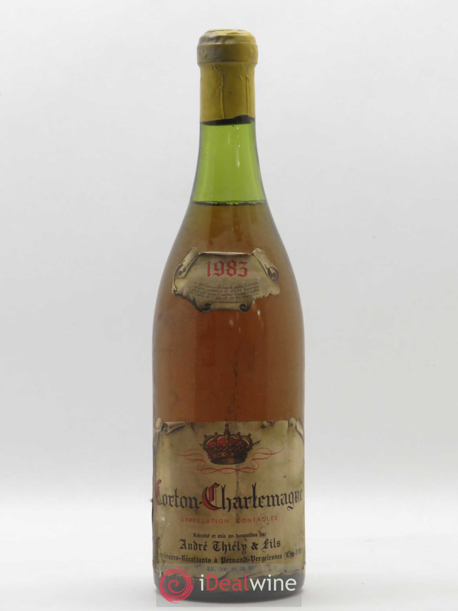 Corton-Charlemagne Grand Cru Andre Thiely 1983 - Posten von 1 Flasche - 0