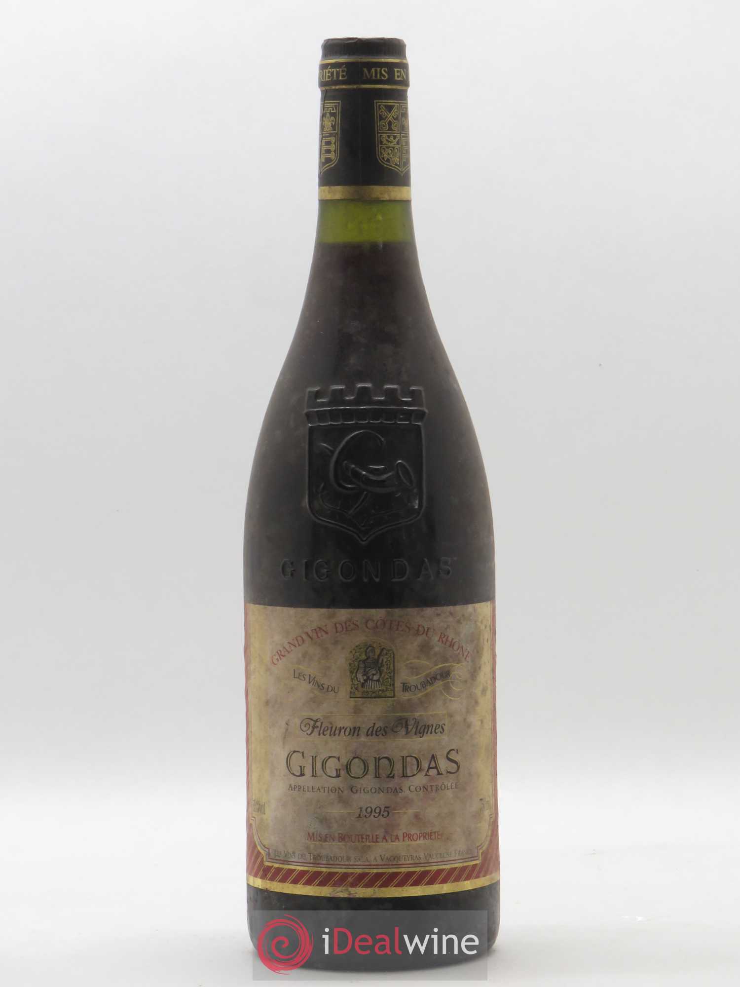 Gigondas Fleuron Des Vignes 1995 - Lot de 1 bouteille - 0