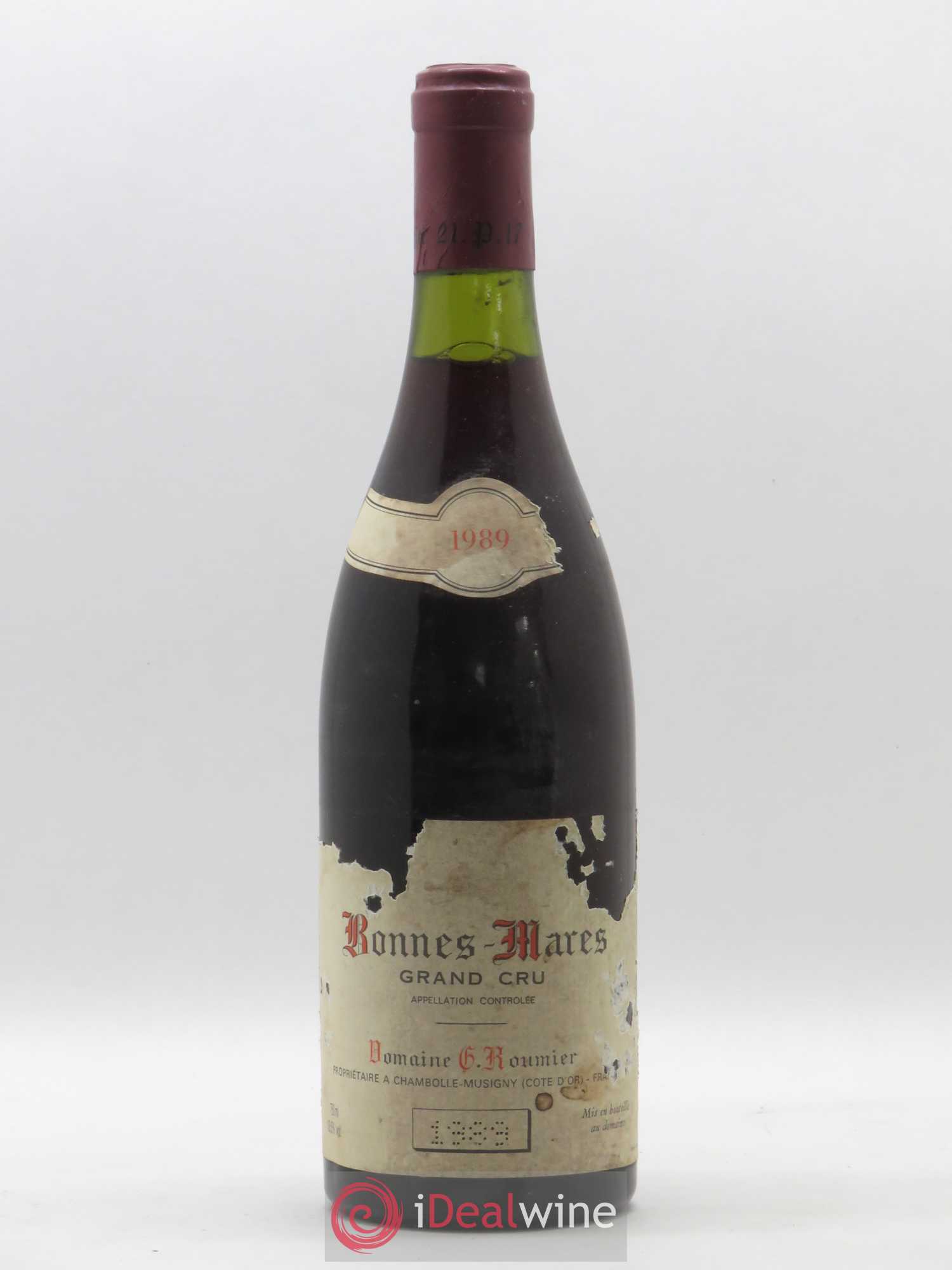 Bonnes-Mares Grand Cru Georges Roumier (Domaine) 1989 - Lot de 1 bouteille - 0