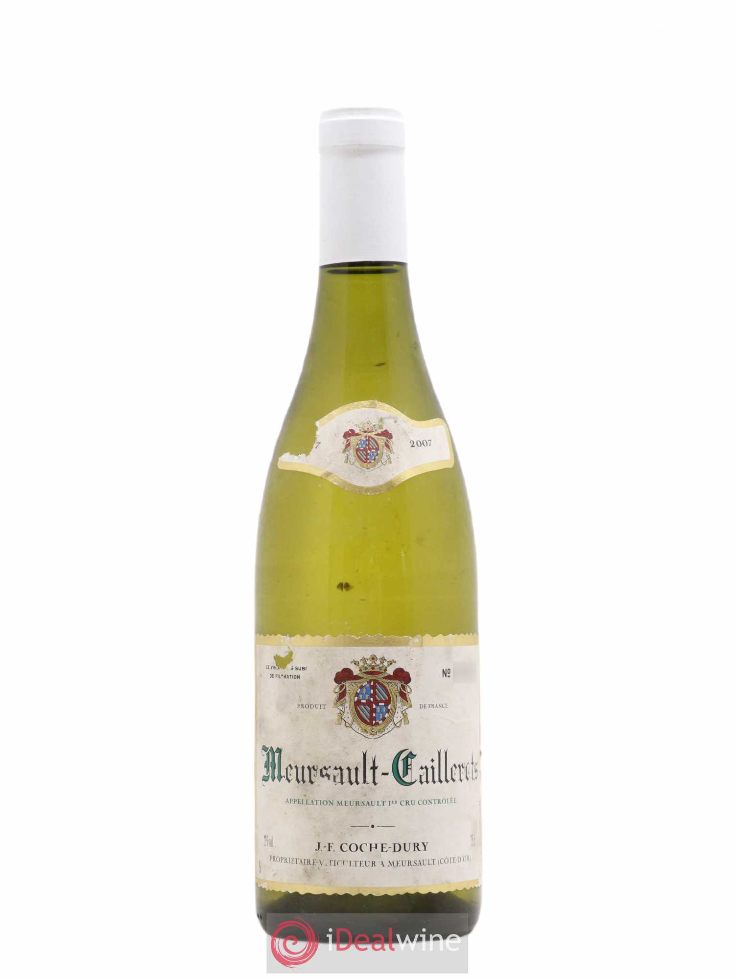 Meursault 1er Cru Caillerets Coche Dury (Domaine) 2007 - Lot de 1 bouteille - 0