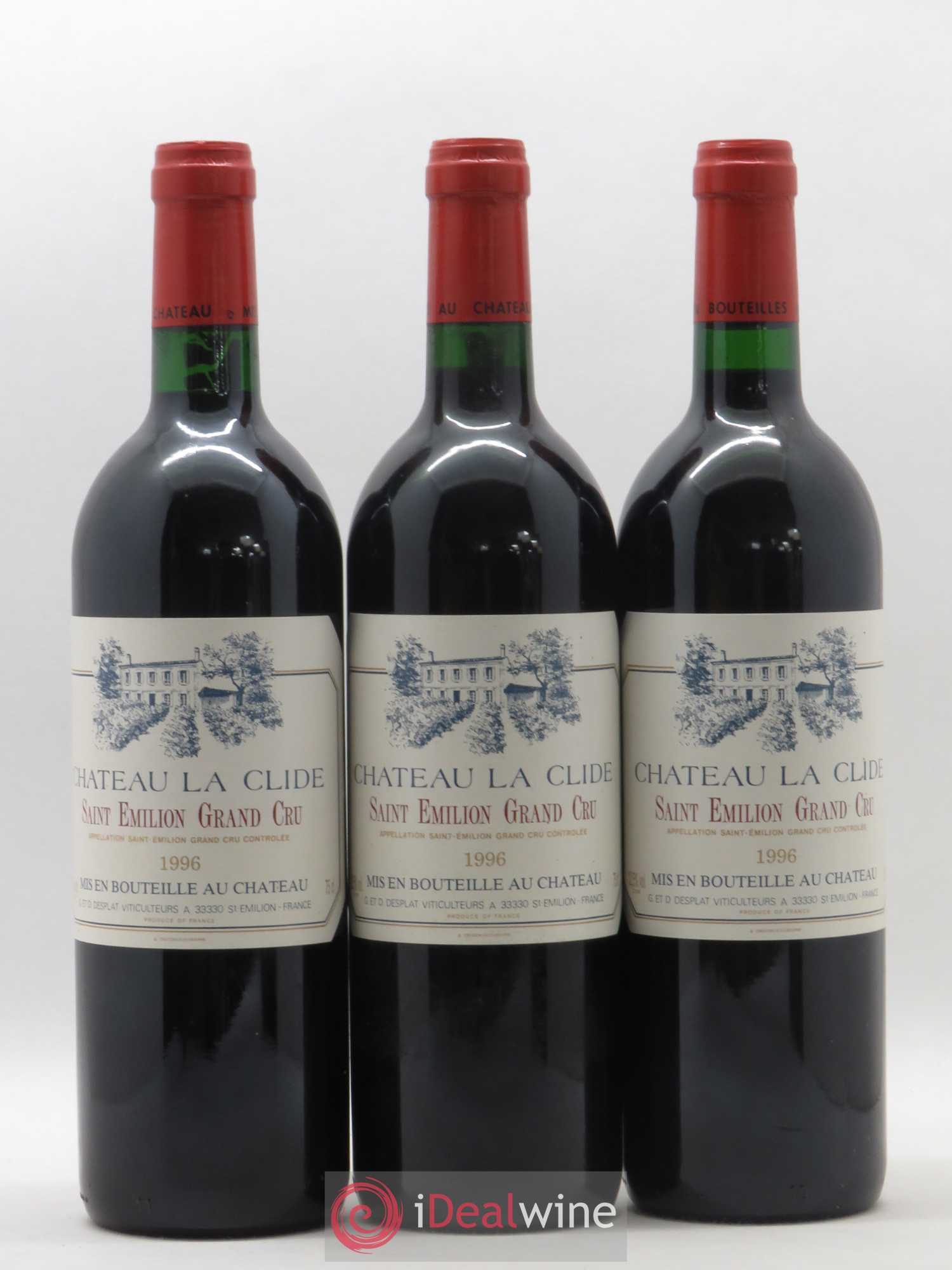 Saint-Émilion Château la Clide 1996 - Posten von 6 Flaschen - 1