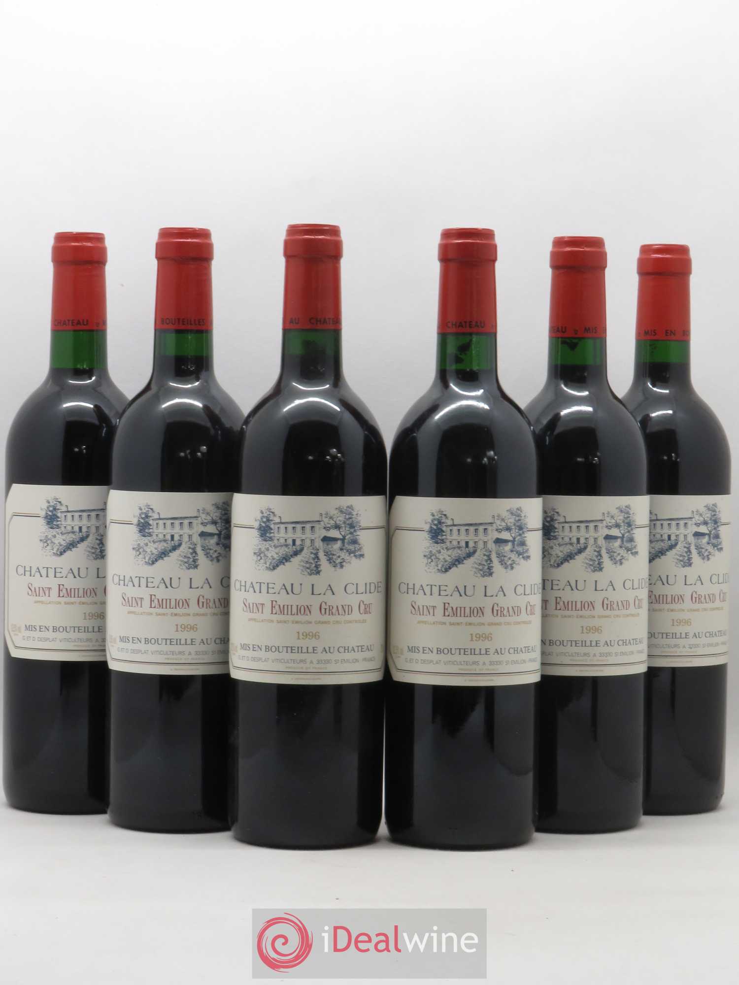 Saint-Émilion Château la Clide 1996 - Posten von 6 Flaschen - 0