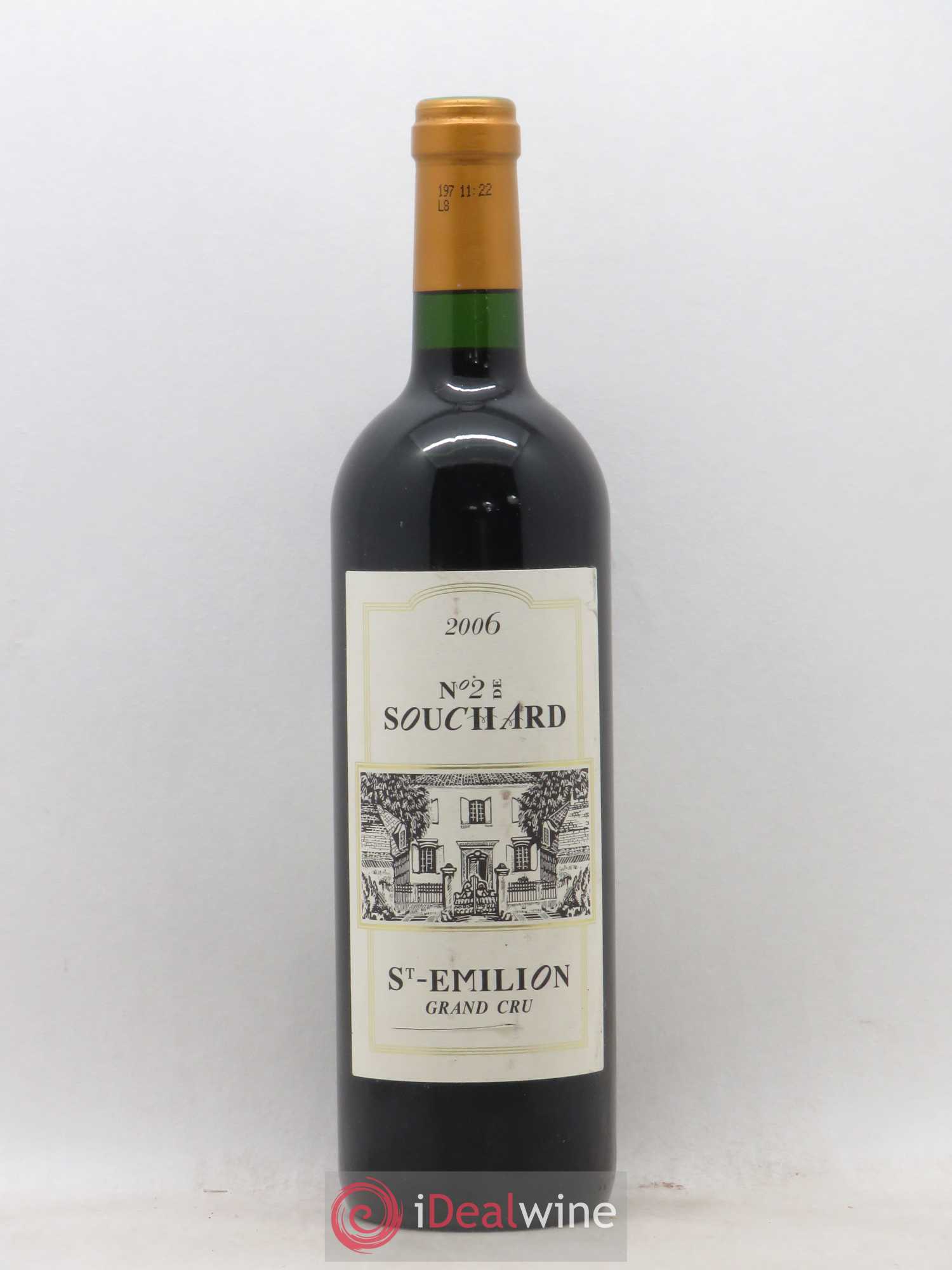Saint-Émilion Grand Cru N2 de Souchard 2006 - Lot de 1 bouteille - 0
