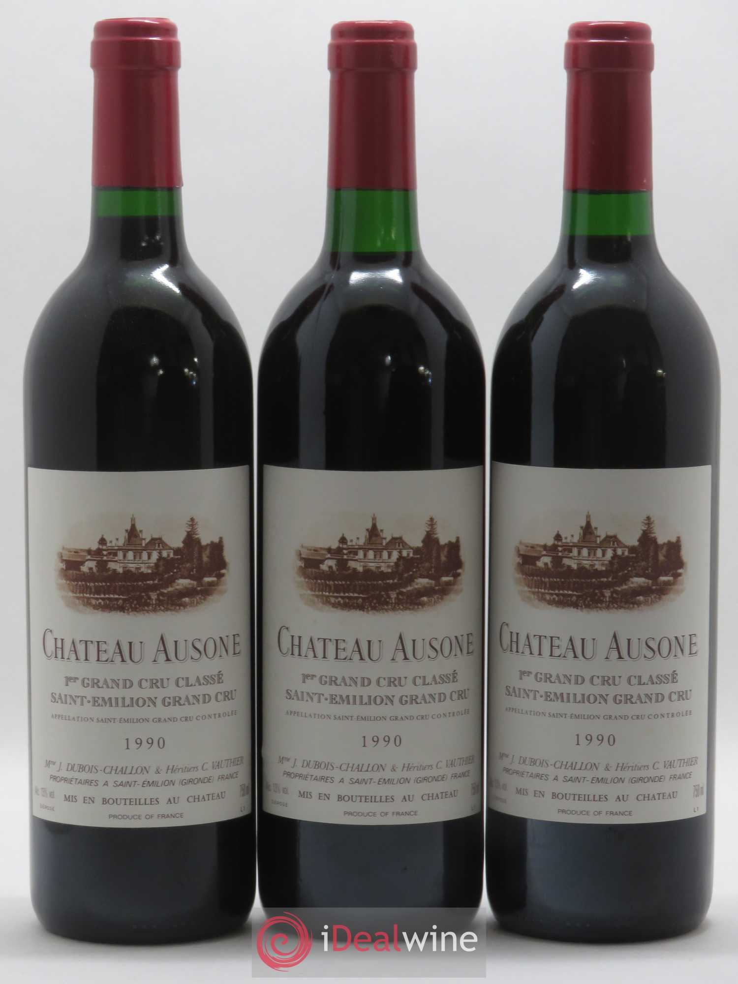 Château Ausone 1er Grand Cru Classé A 1990 - Lot de 12 bouteilles - 3