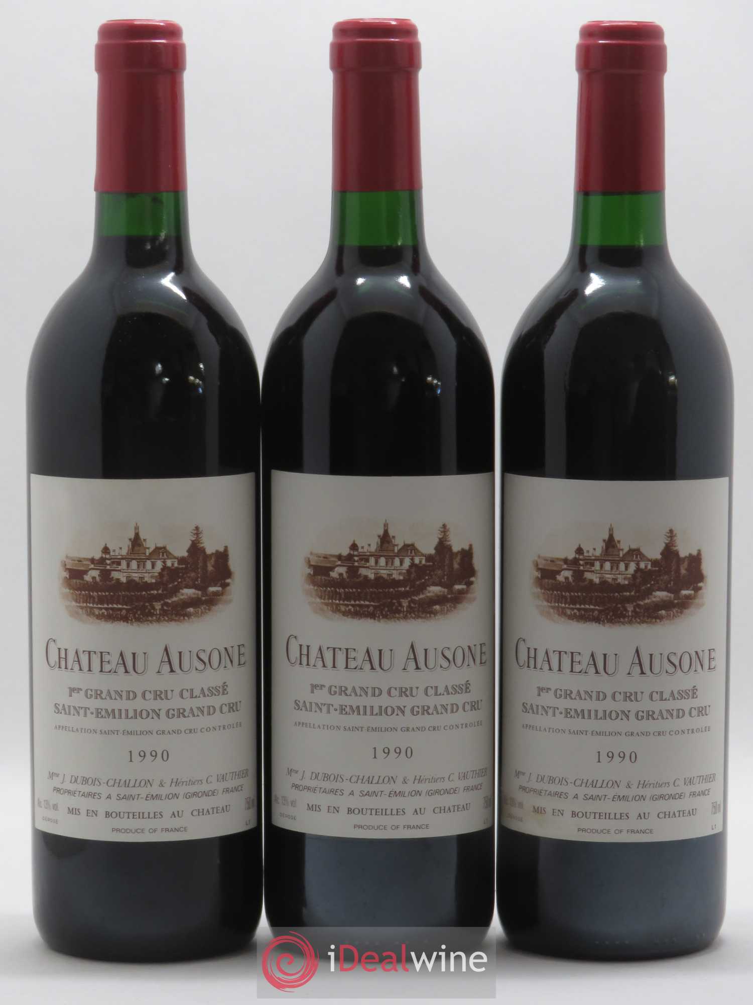 Château Ausone 1er Grand Cru Classé A 1990 - Lot de 12 bouteilles - 4