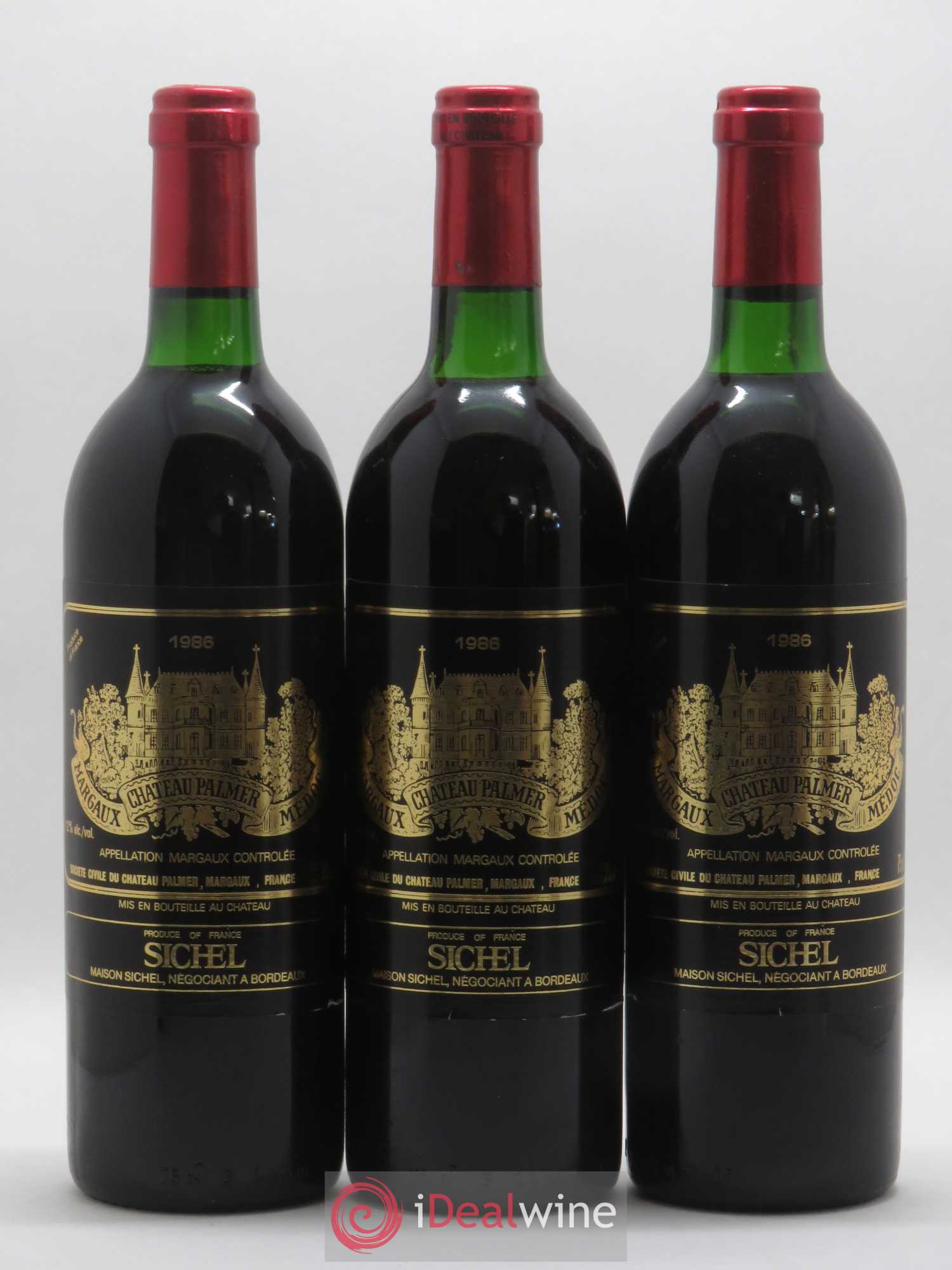 Château Palmer 3ème Grand Cru Classé 1986 - Lot de 12 bouteilles - 2