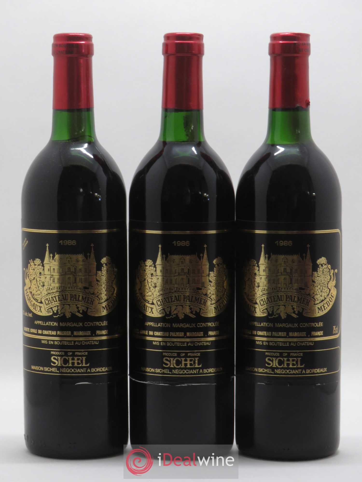 Château Palmer 3ème Grand Cru Classé 1986 - Lot de 12 bouteilles - 3