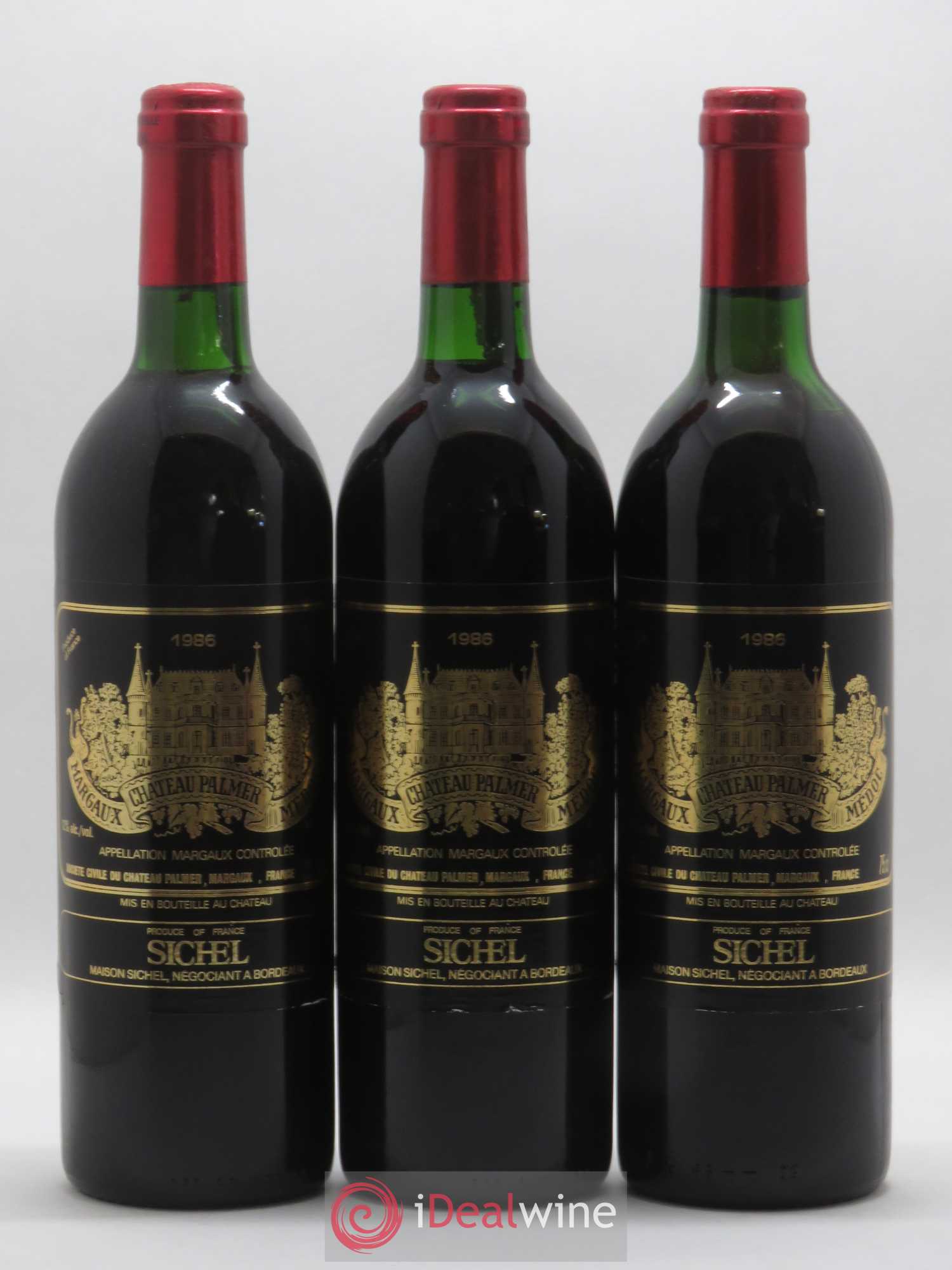 Château Palmer 3ème Grand Cru Classé 1986 - Lot de 12 bouteilles - 4