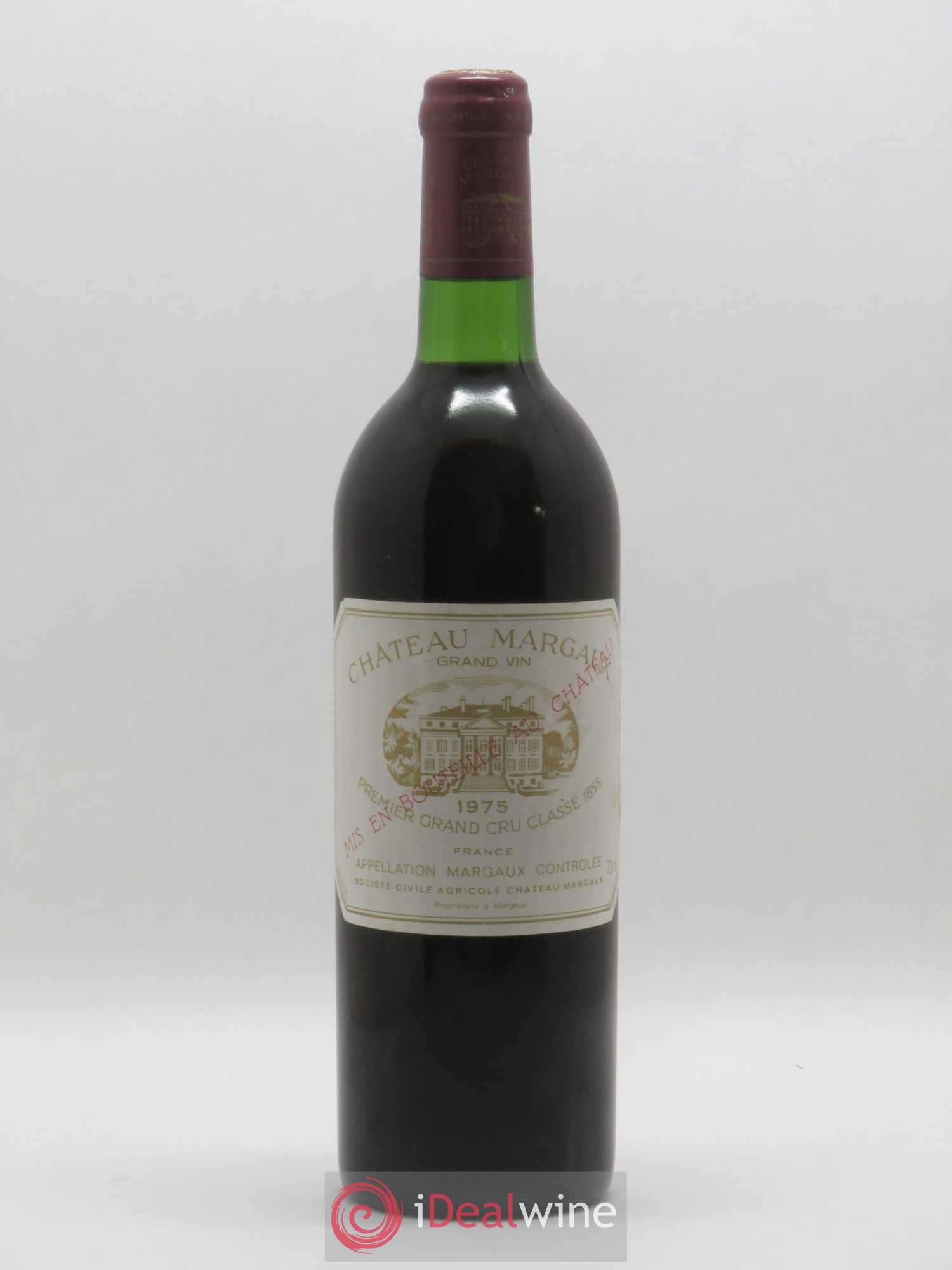 Château Margaux 1er Grand Cru Classé 1975 - Lot de 1 bouteille - 0
