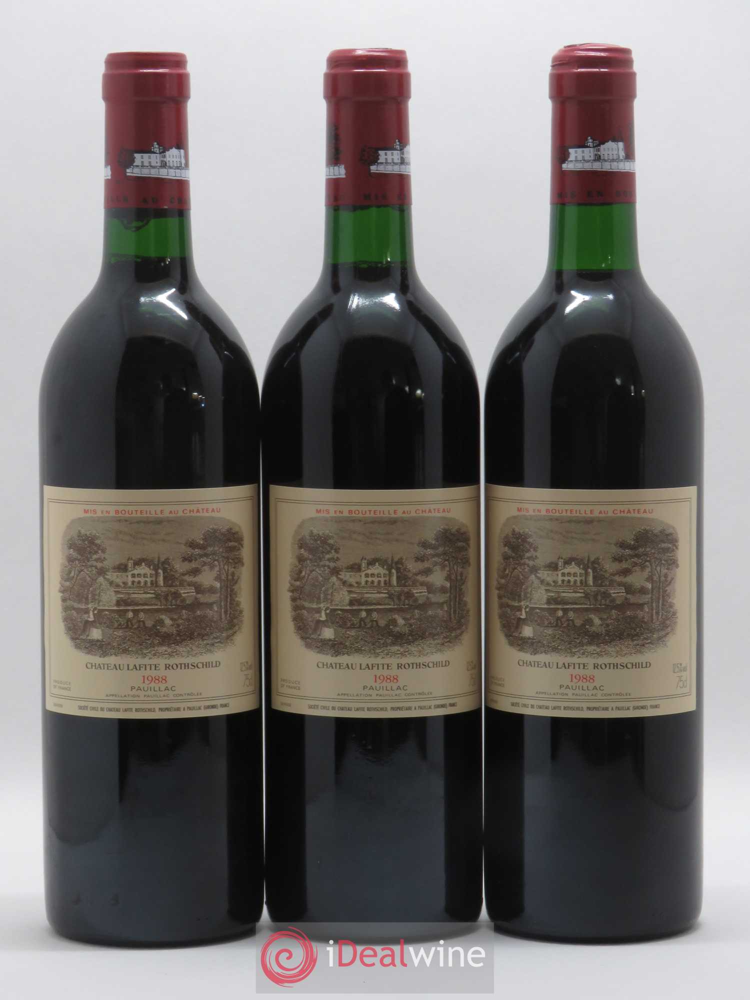 Château Lafite Rothschild 1er Grand Cru Classé 1988 - Lot de 6 bouteilles - 2