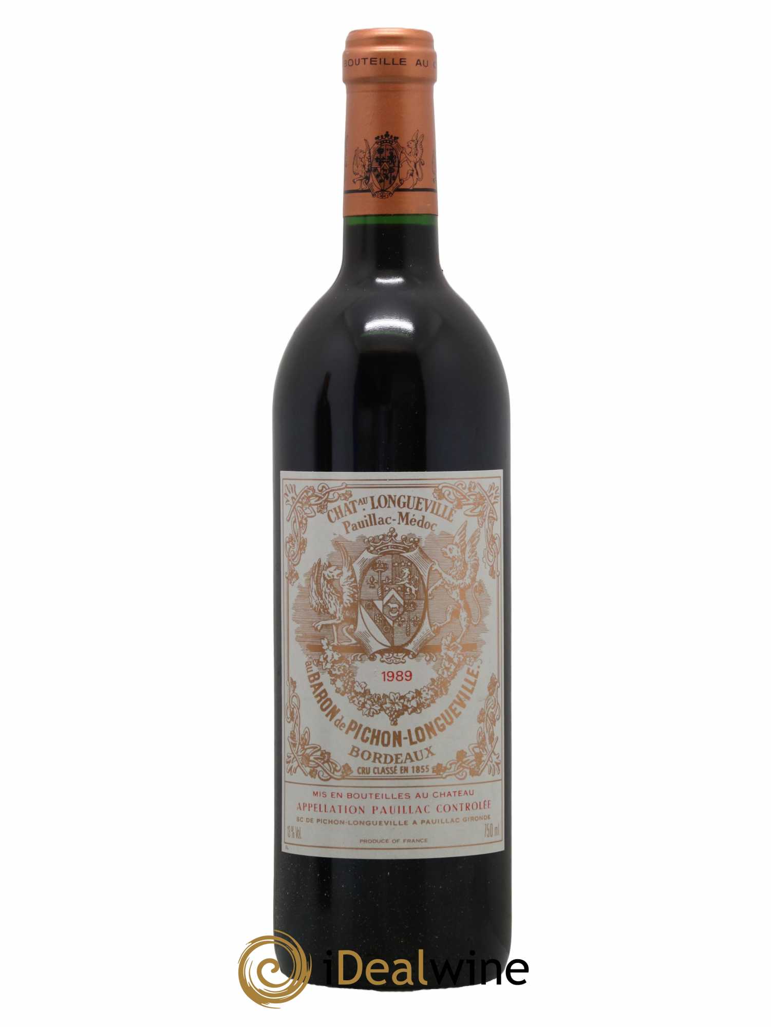 Pichon Longueville Baron 2ème Grand Cru Classé 1989 - Lot de 1 bouteille - 0