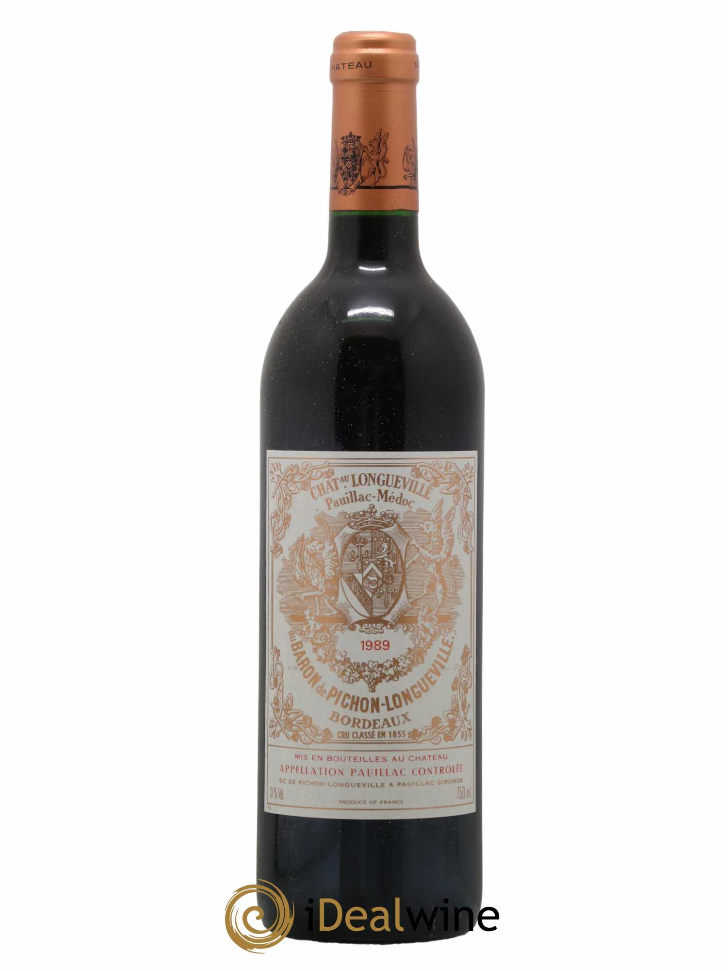 Pichon Longueville Baron 2ème Grand Cru Classé 1989 - Lot de 1 bouteille - 0