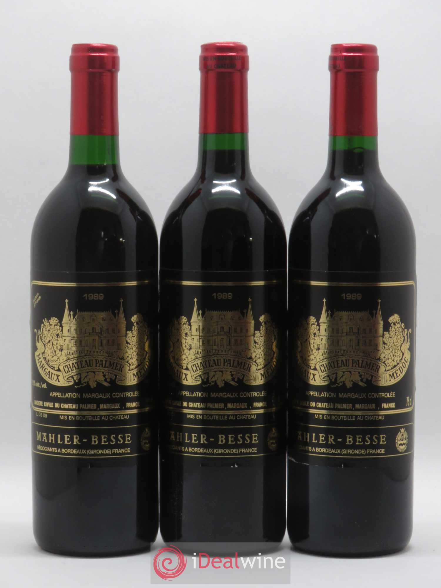 Château Palmer 3ème Grand Cru Classé 1989 - Lot de 12 bouteilles - 2