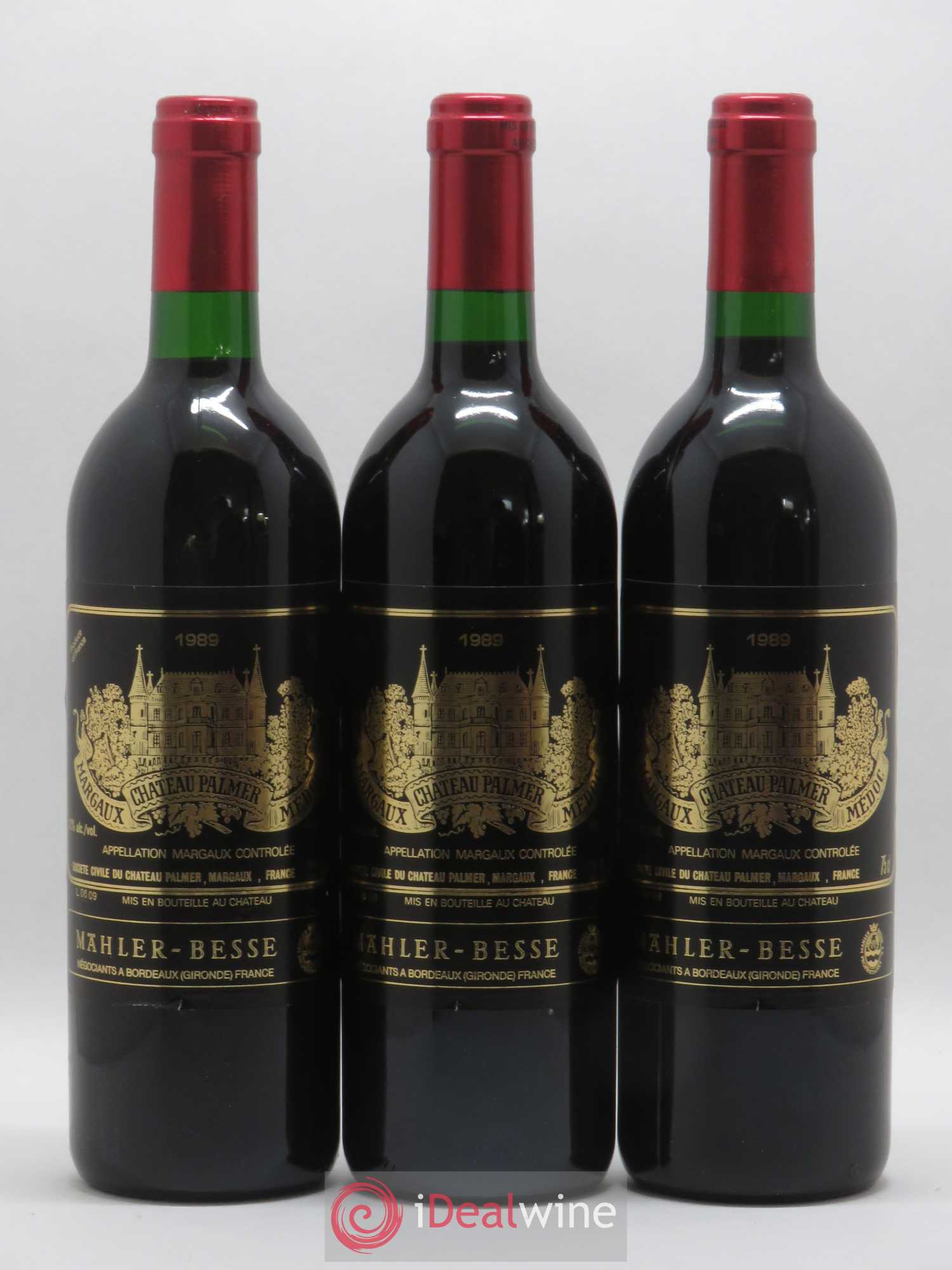 Château Palmer 3ème Grand Cru Classé 1989 - Lot de 12 bouteilles - 4