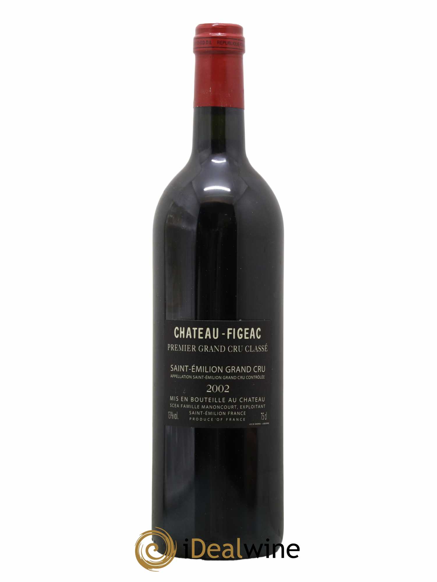 Château Figeac 1er Grand Cru Classé A 2002 - Lot de 1 bouteille - 1