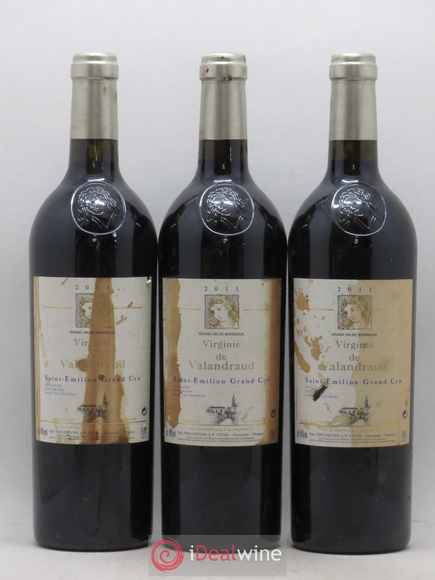 Virginie de Valandraud 2011 - Lot de 3 bouteilles - 0