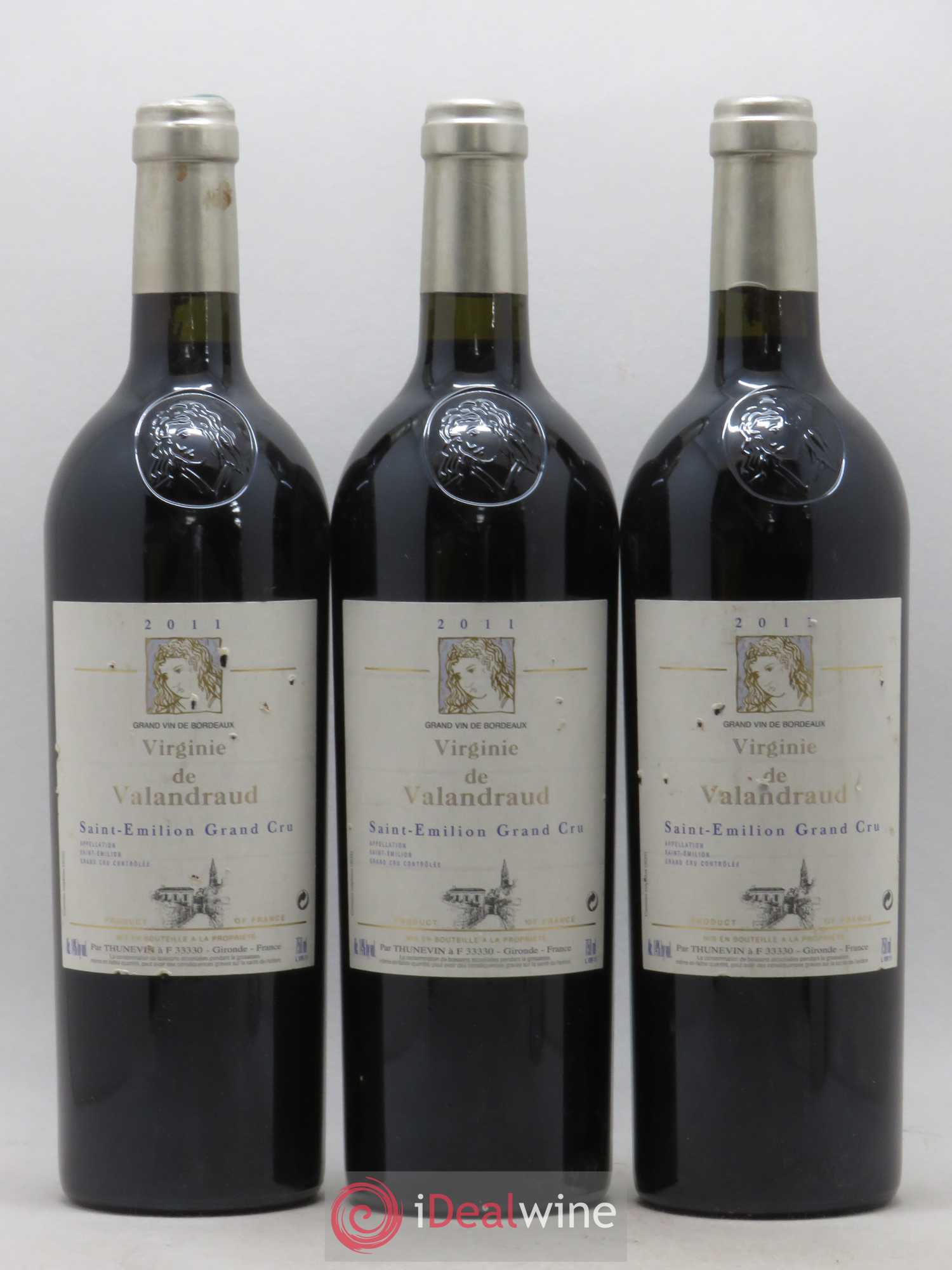 Virginie de Valandraud 2011 - Lot de 3 bouteilles - 0