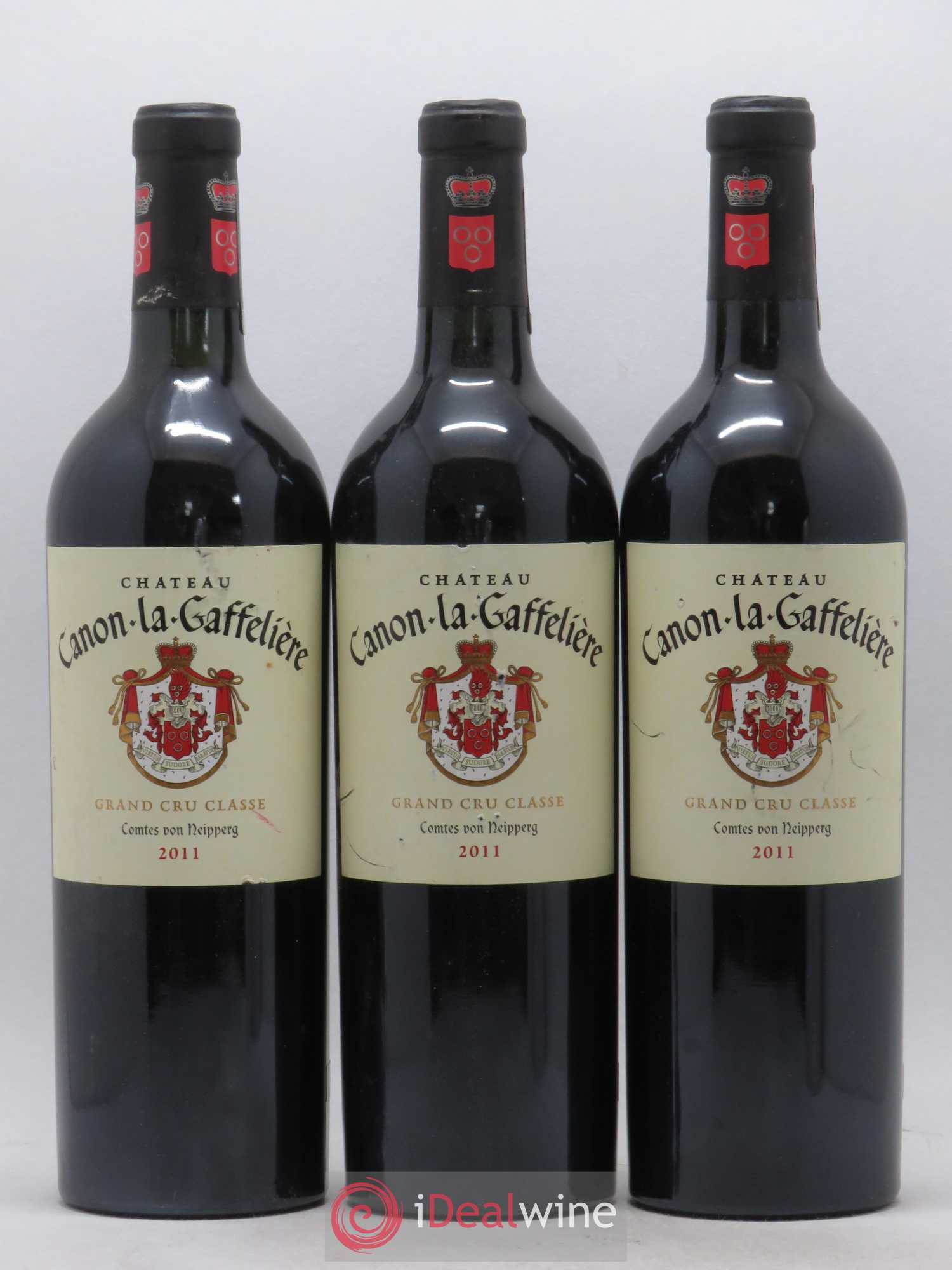 Château Canon la Gaffelière 1er Grand Cru Classé B 2011 - Lot de 3 bouteilles - 0