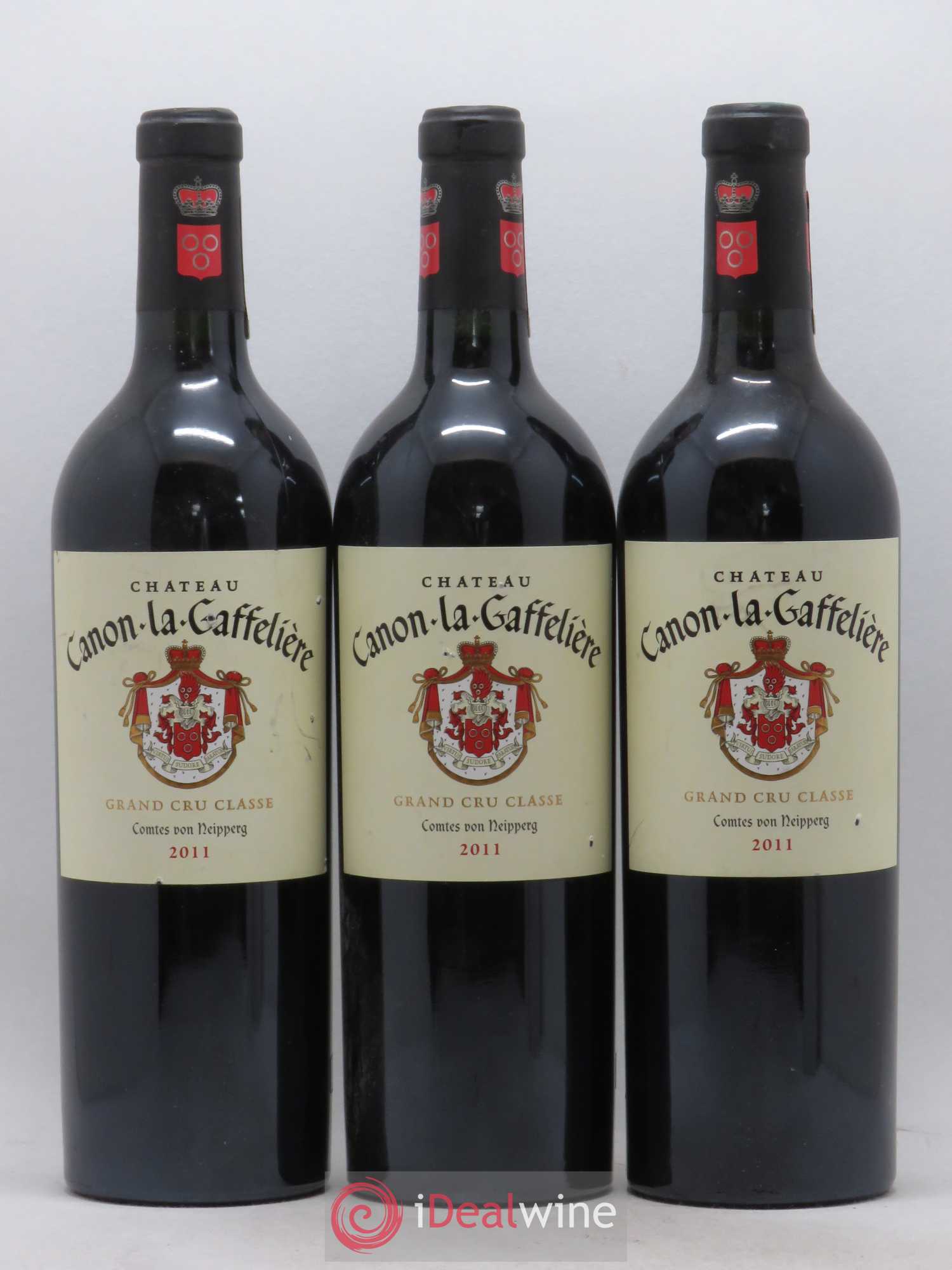 Château Canon la Gaffelière 1er Grand Cru Classé B 2011 - Lot de 3 bouteilles - 0