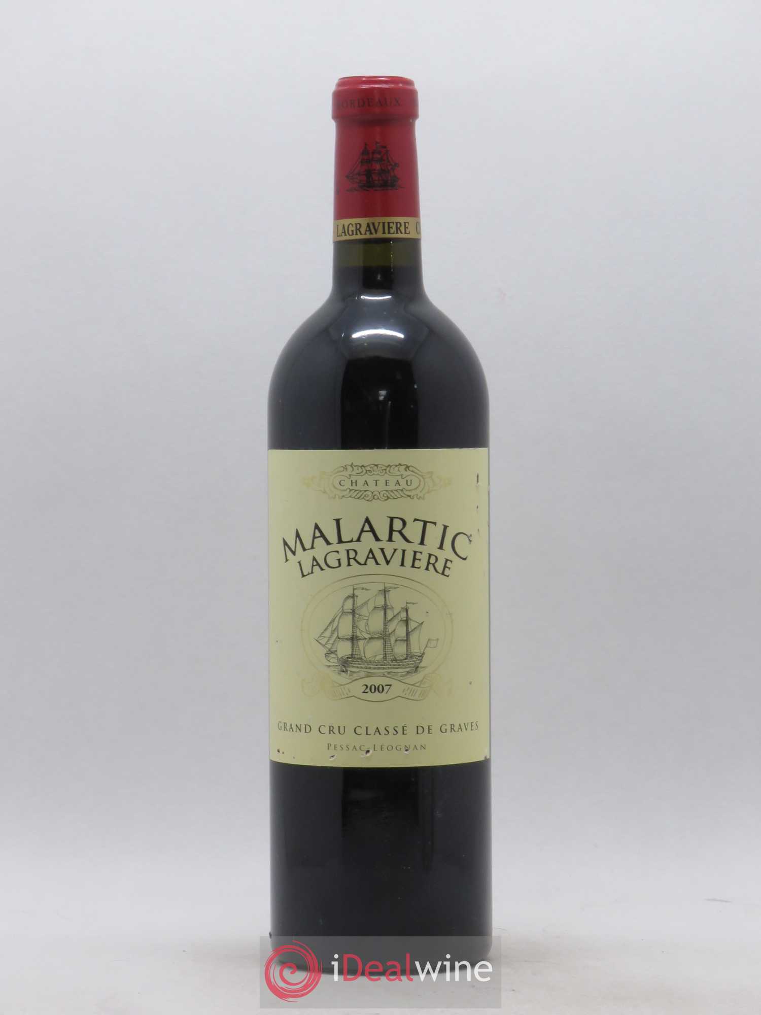 Château Malartic-Lagravière Cru Classé de Graves 2007 - Lot de 1 bouteille - 0