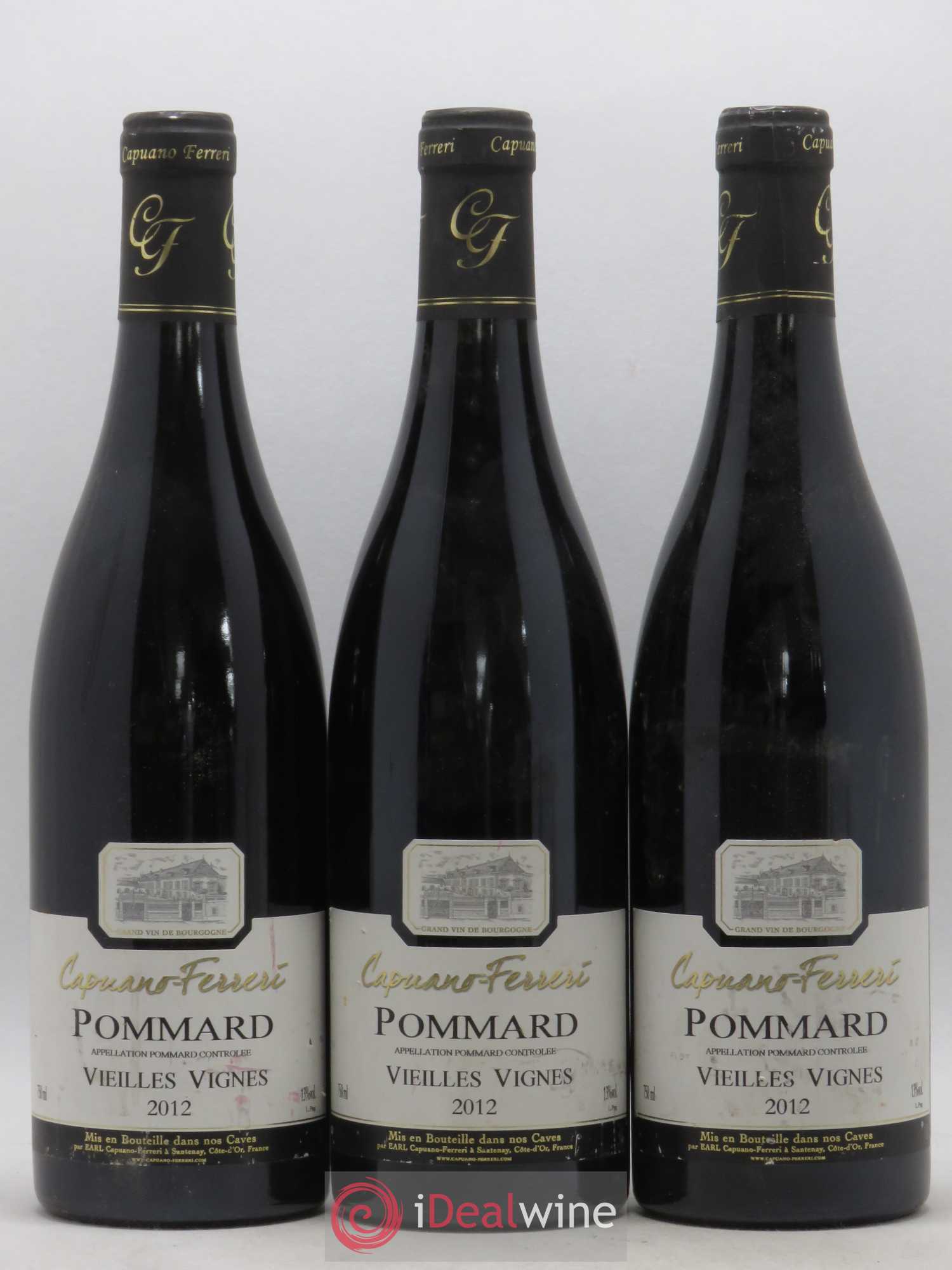 Pommard Vieilles vignes Capuano-Ferreri 2012 - Posten von 3 Flaschen - 0