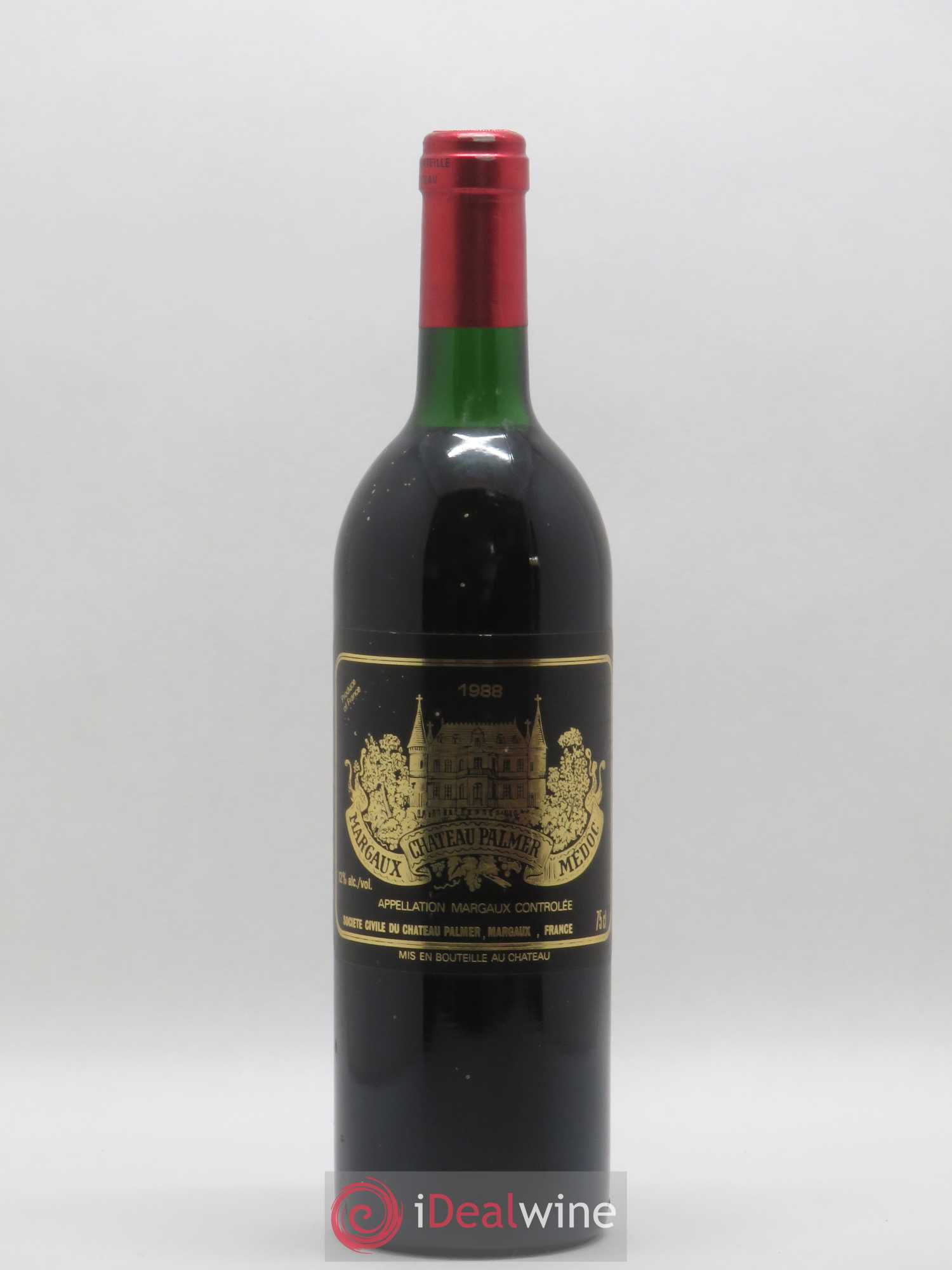 Château Palmer 3ème Grand Cru Classé 1988 - Lot de 1 bouteille - 0