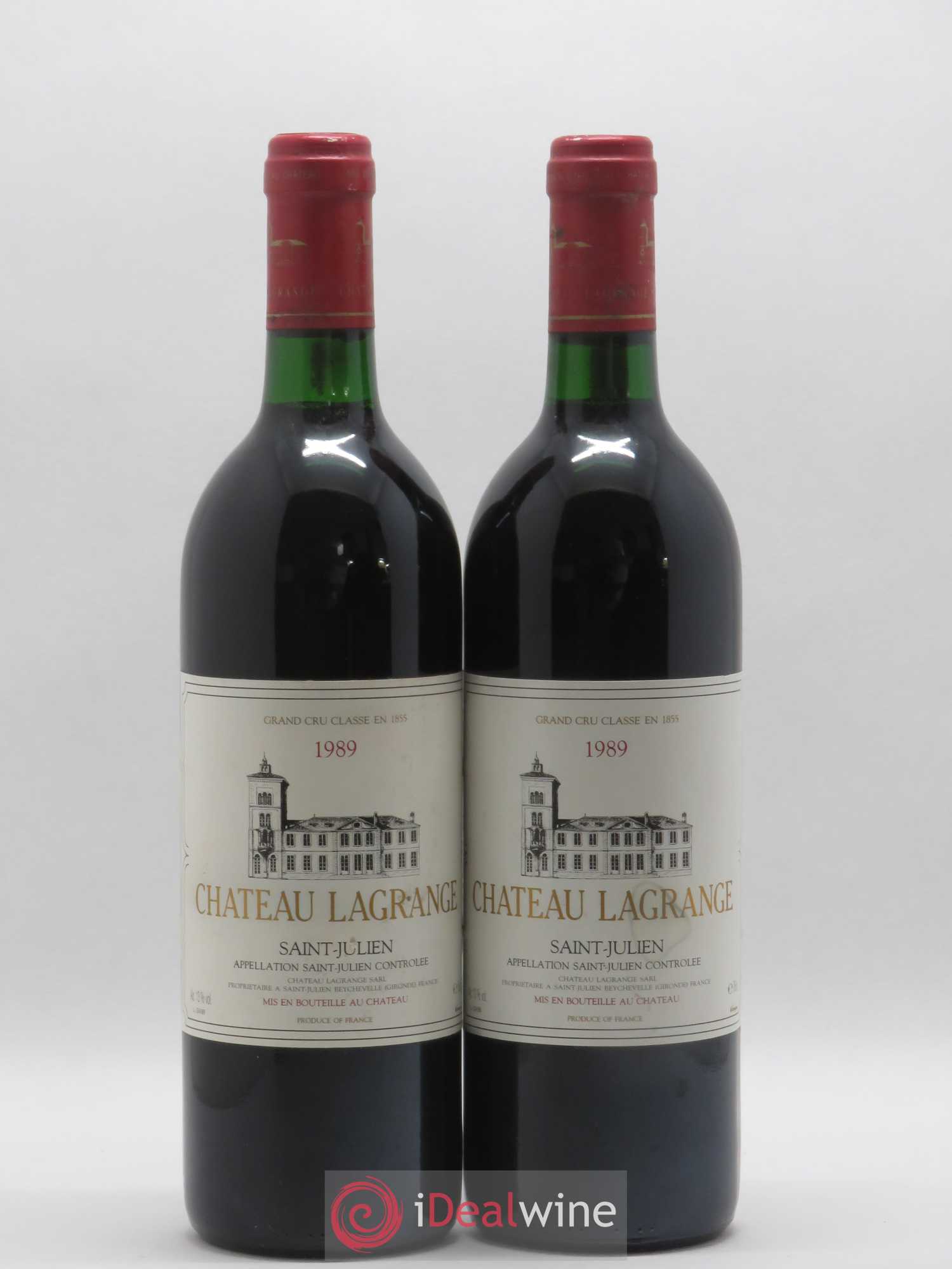 Château Lagrange 3ème Grand Cru Classé 1989 - Lot de 2 bouteilles - 0