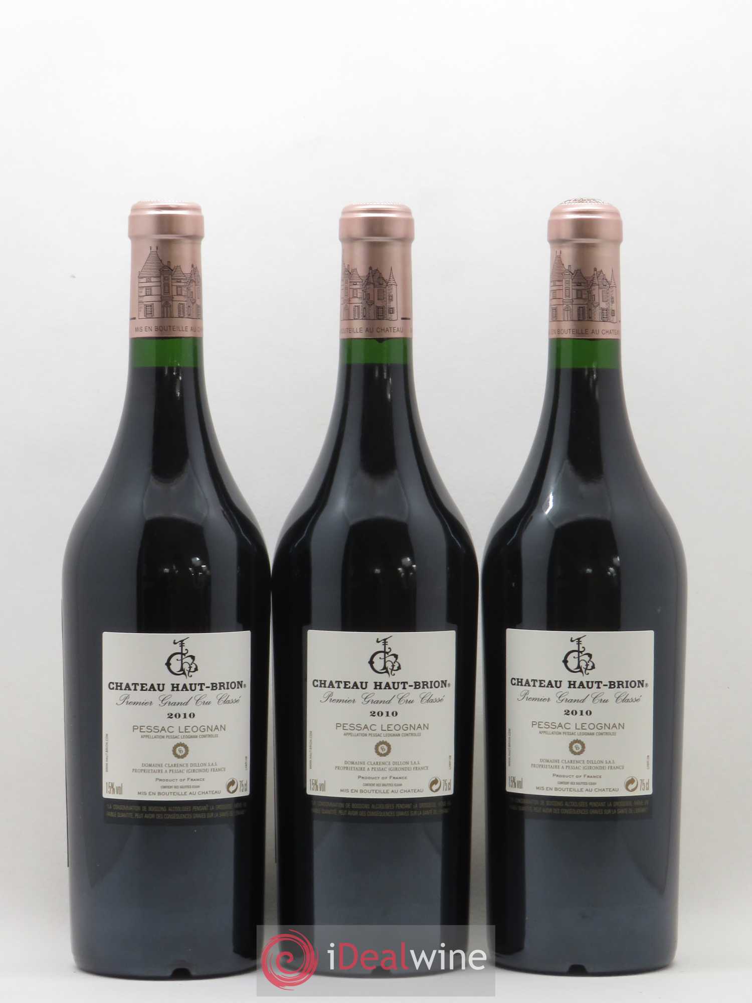 Château Haut Brion 1er Grand Cru Classé 2010 - Lot de 12 bouteilles - 4