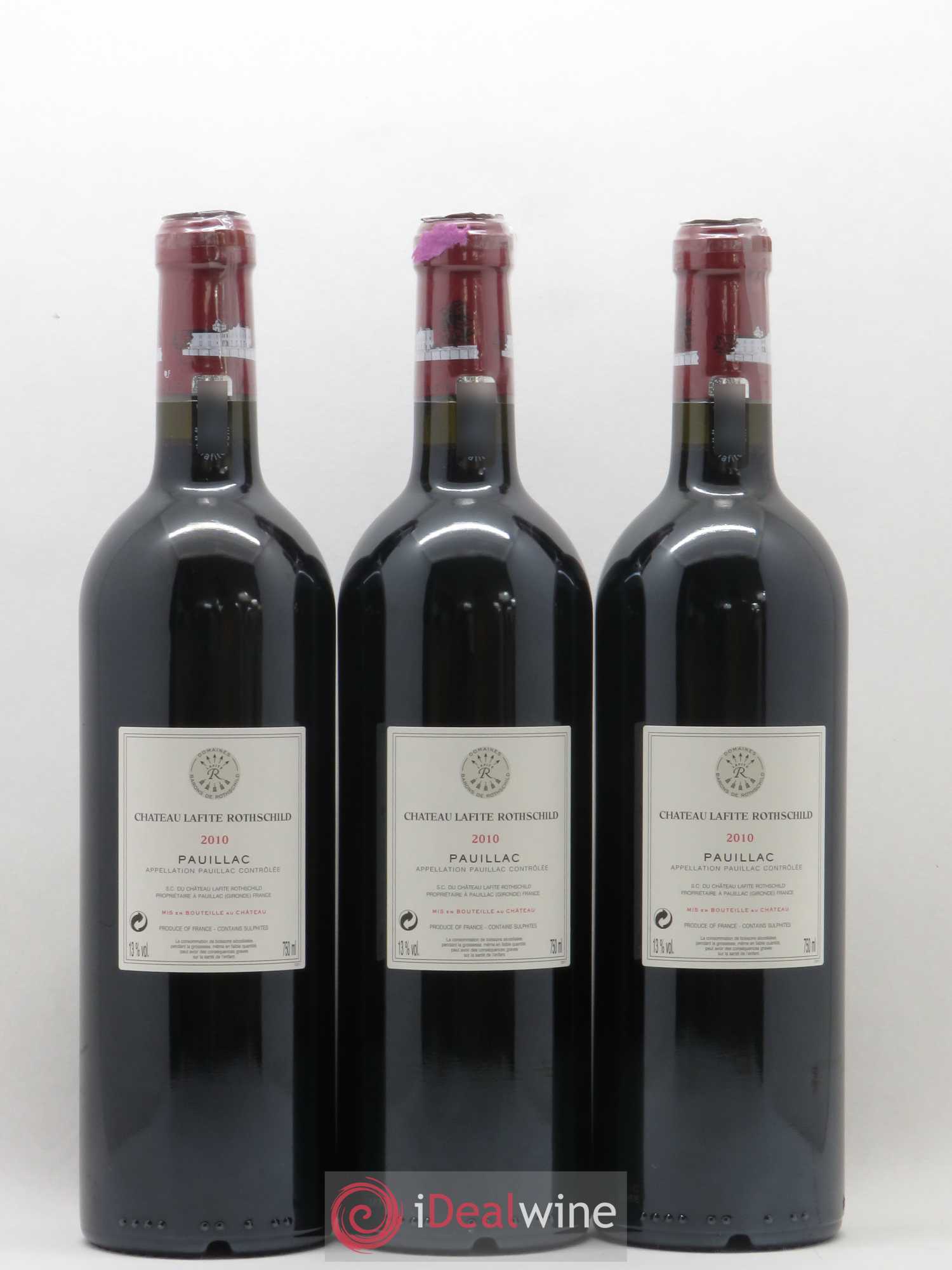 Château Lafite Rothschild 1er Grand Cru Classé 2010 - Lot de 6 bouteilles - 2