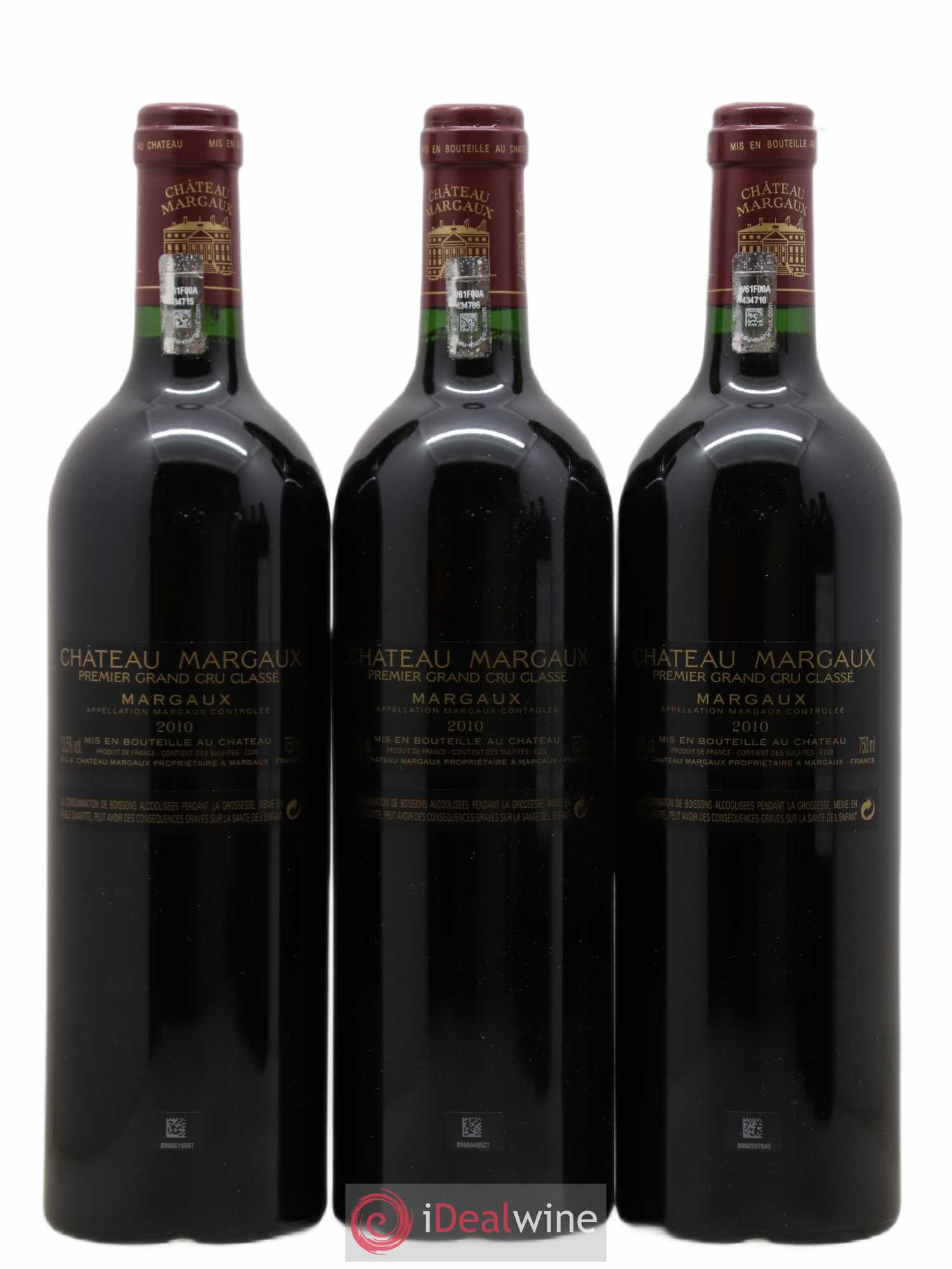 Château Margaux 1er Grand Cru Classé 2010 - Lot de 6 bouteilles - 2