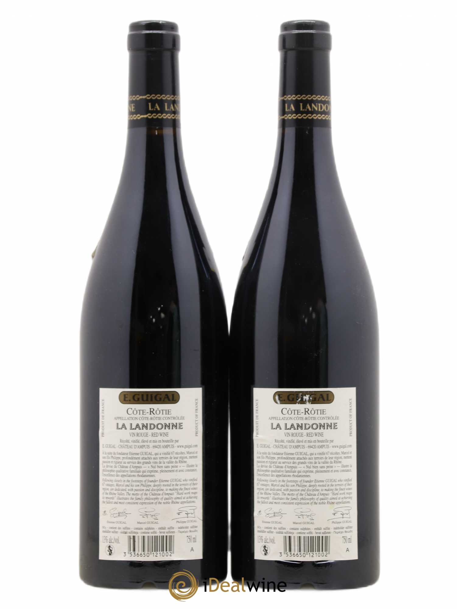 Côte-Rôtie La Landonne Guigal 2008 - Lot de 2 bouteilles - 1