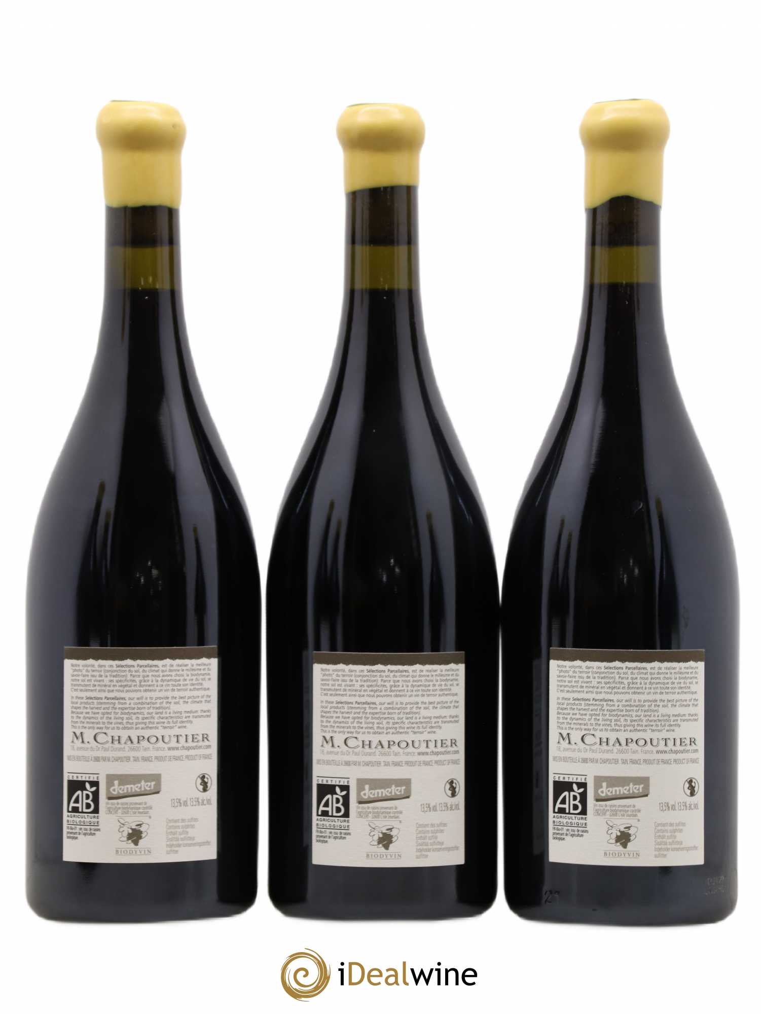 Hermitage Ermitage Le Pavillon Chapoutier 2008 - Lot de 6 bouteilles - 2