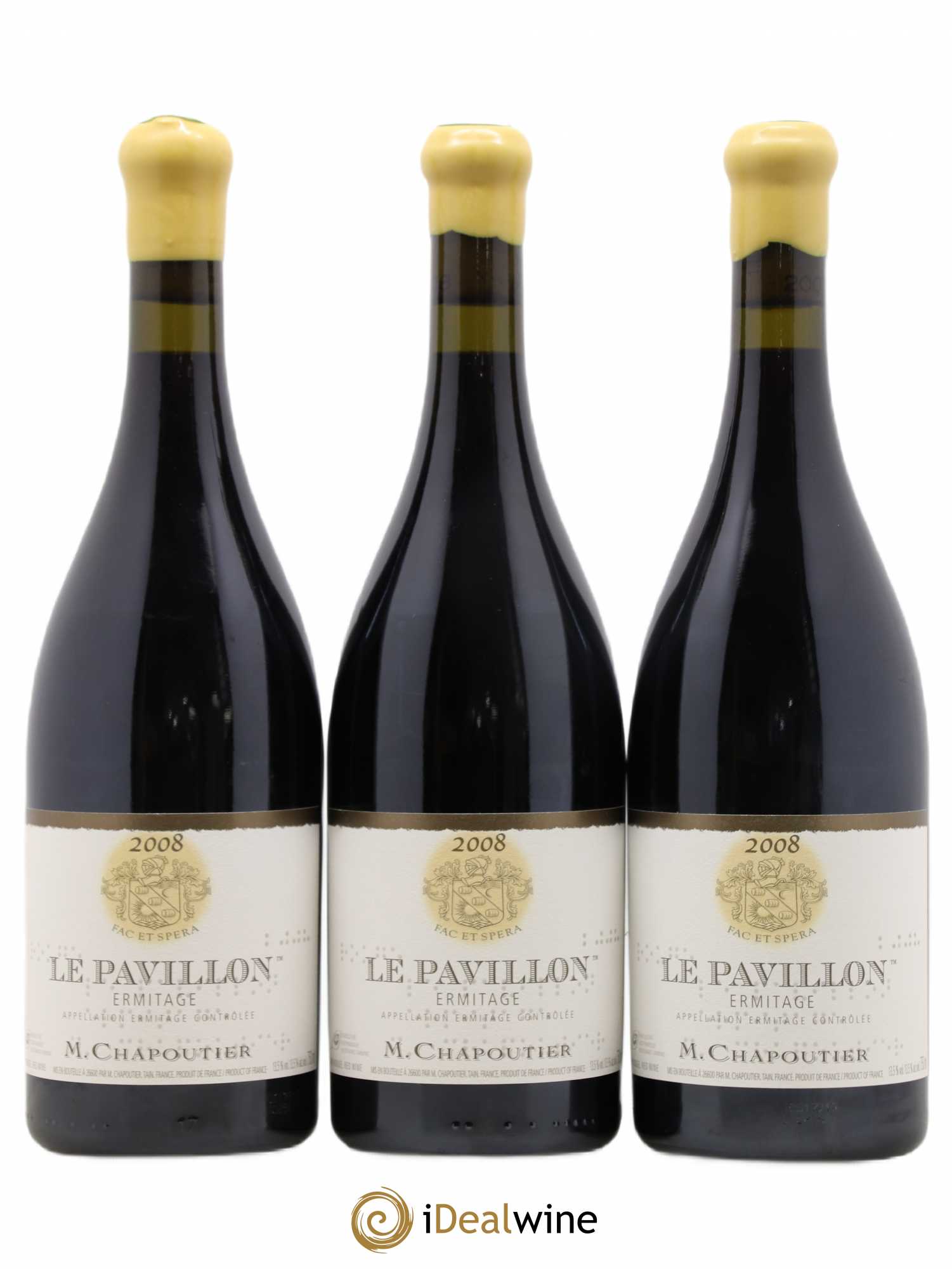 Hermitage Ermitage Le Pavillon Chapoutier 2008 - Lot de 6 bouteilles - 3