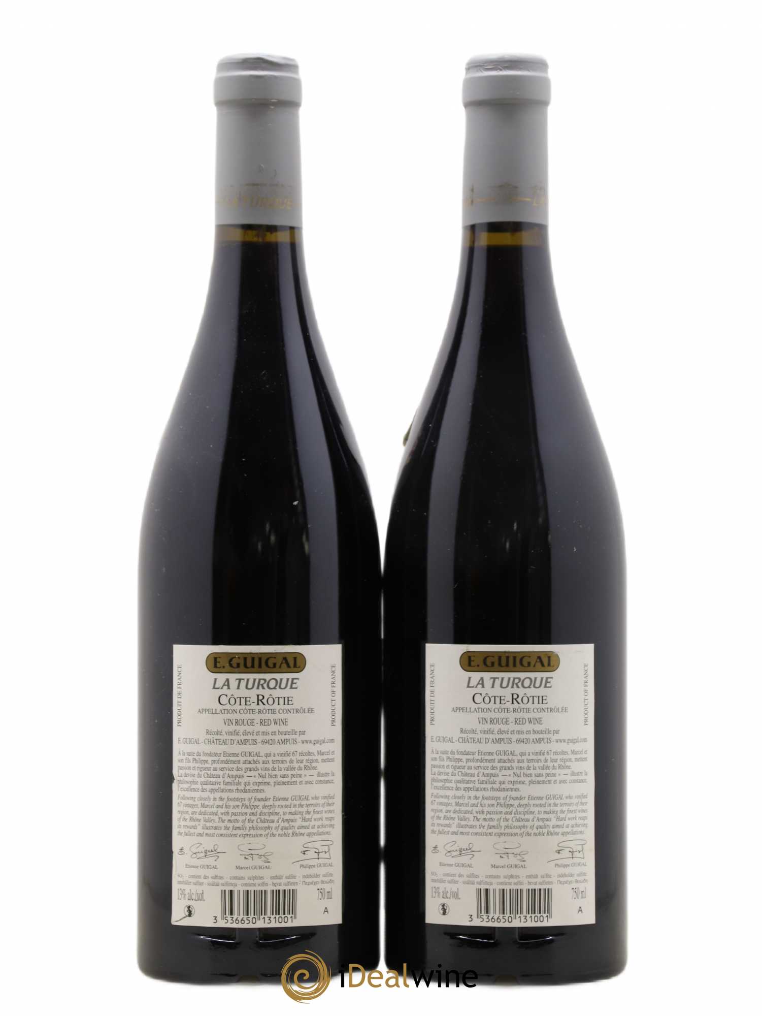 Côte-Rôtie La Turque Guigal 2011 - Lot de 2 bouteilles - 1