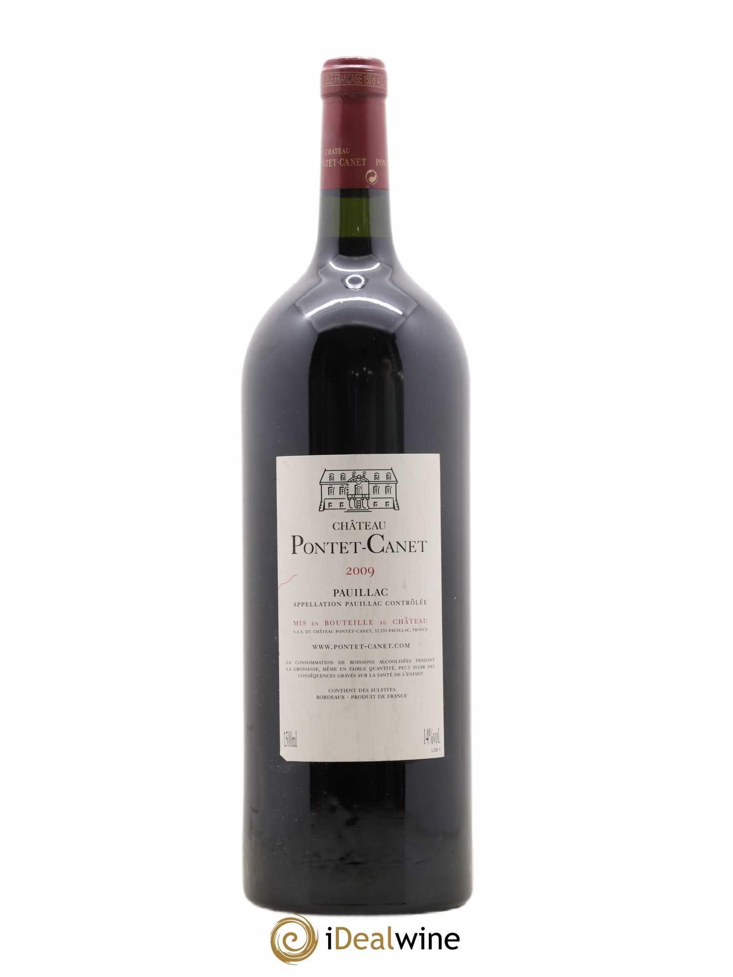 Château Pontet Canet 5ème Grand Cru Classé 2009 - Lot de 1 magnum - 1
