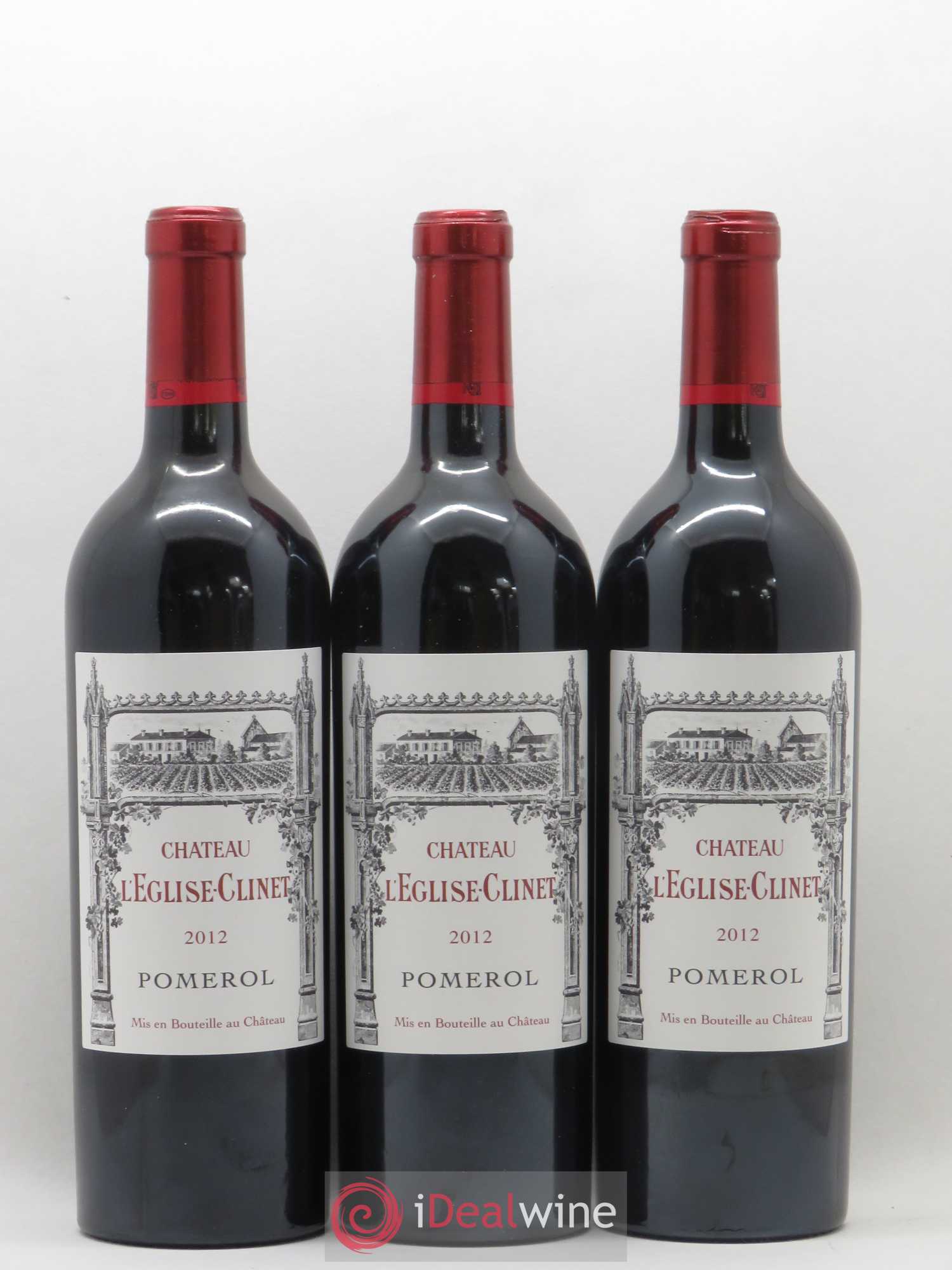 Château l' Église Clinet 2012 - Lot de 6 bouteilles - 1