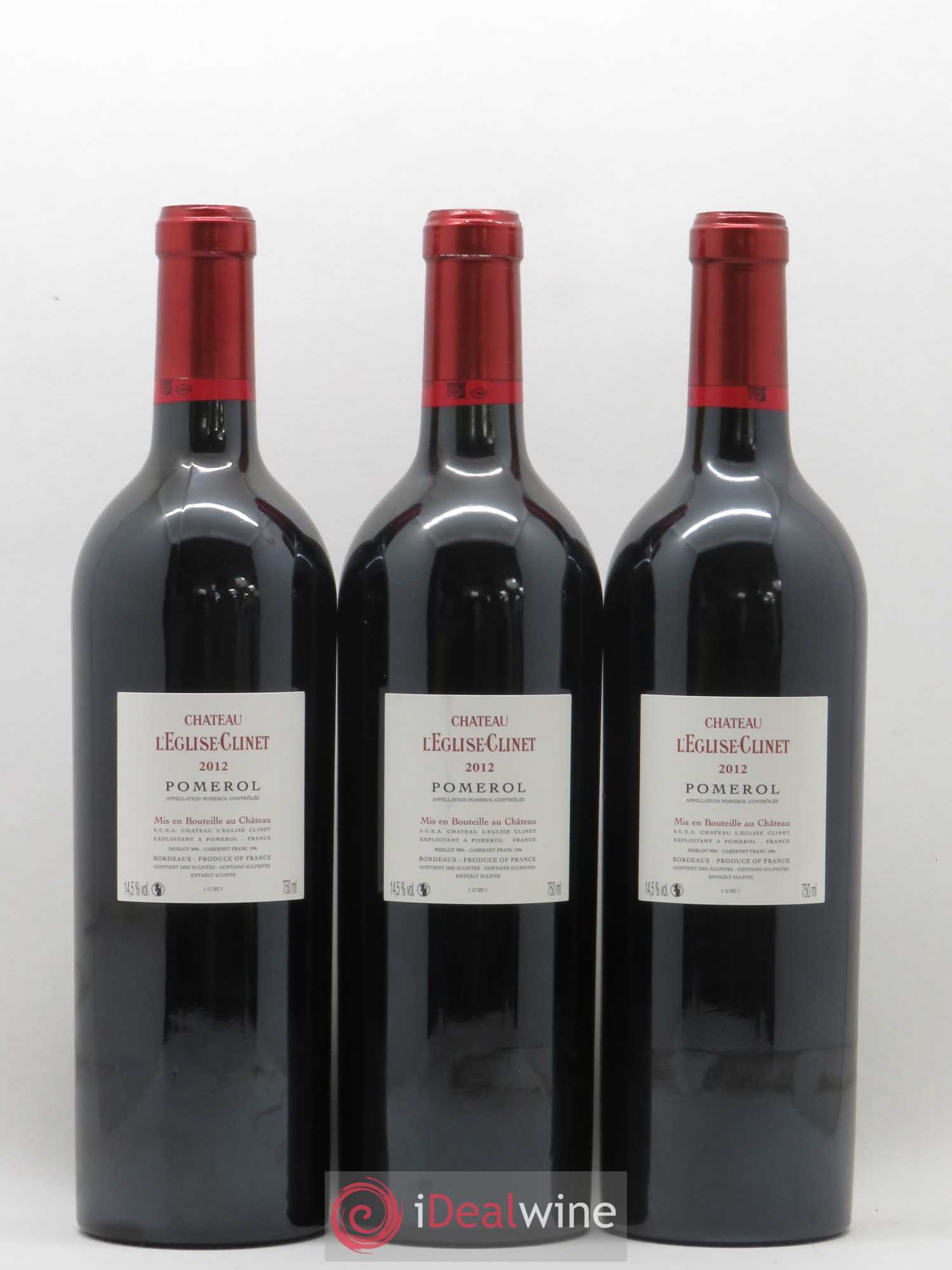 Château l' Église Clinet 2012 - Lot de 6 bouteilles - 4