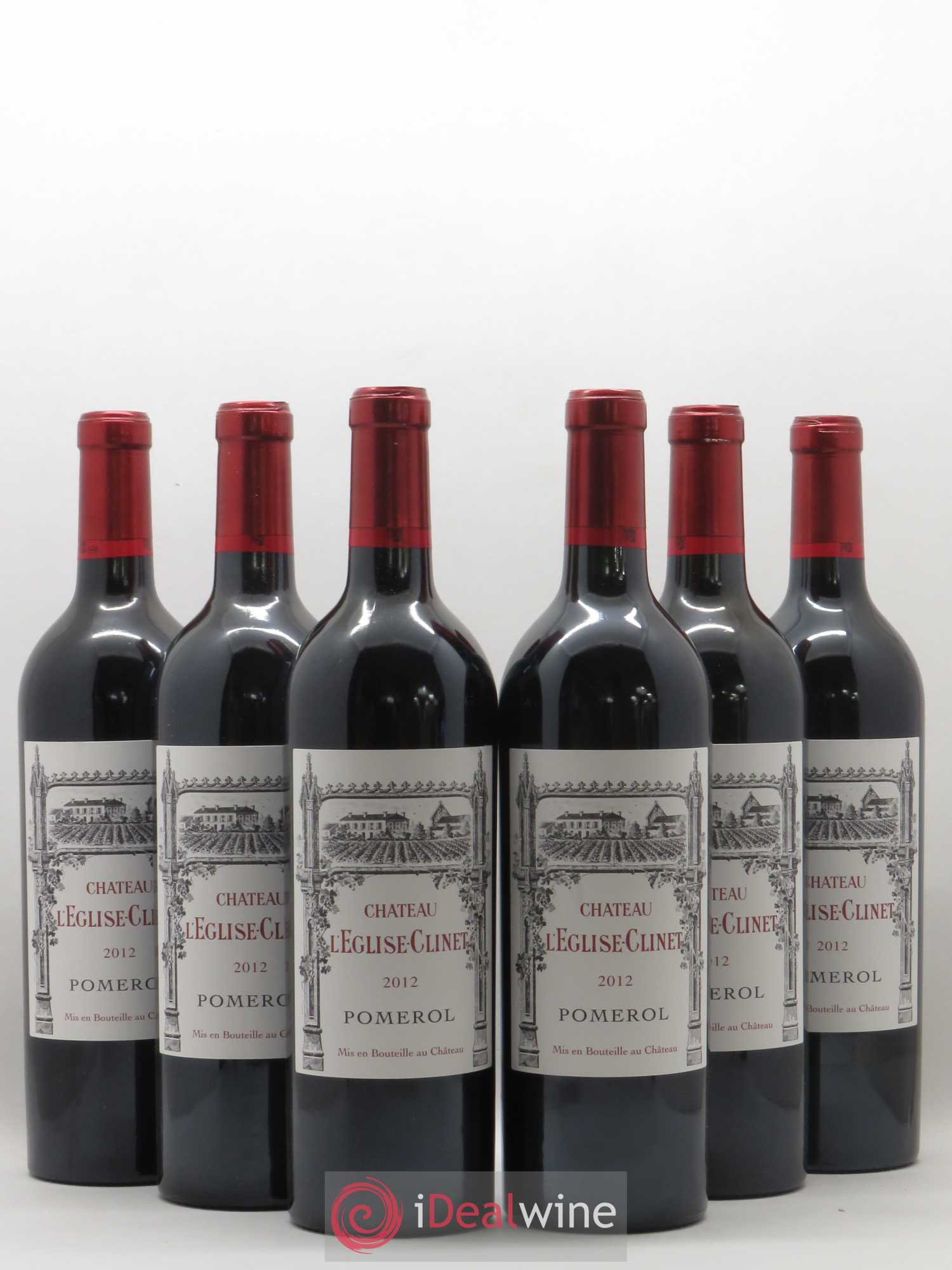 Château l' Église Clinet 2012 - Lot de 6 bouteilles - 0