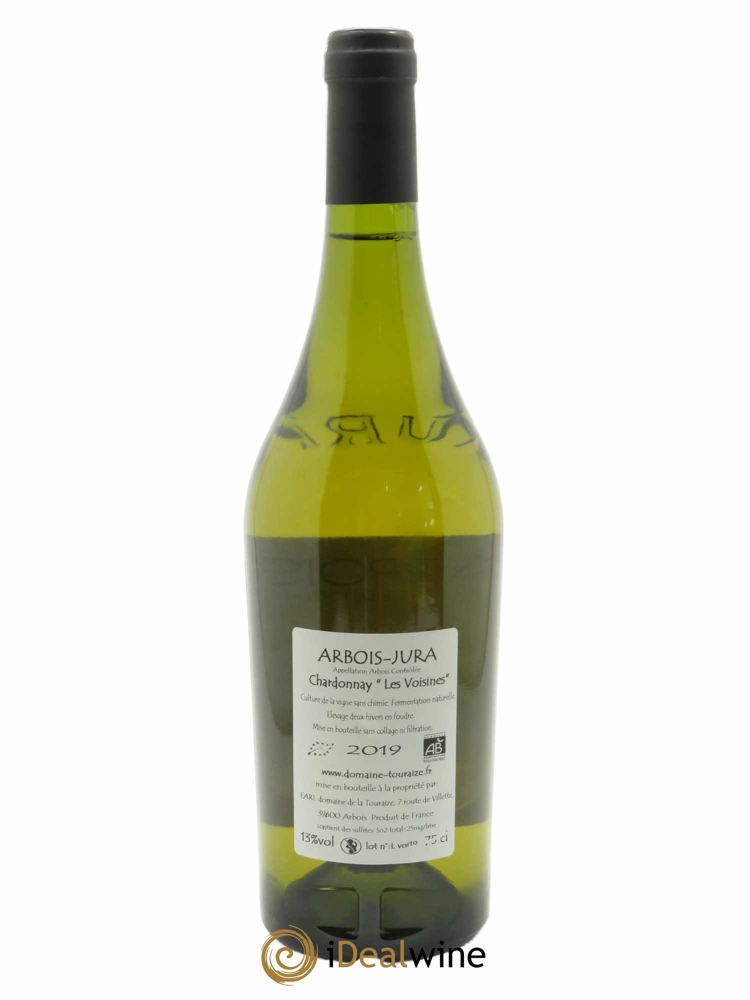 Arbois Chardonnay Les Voisines Domaine de la Touraize 2019 - Lot of 1 bottle - 1