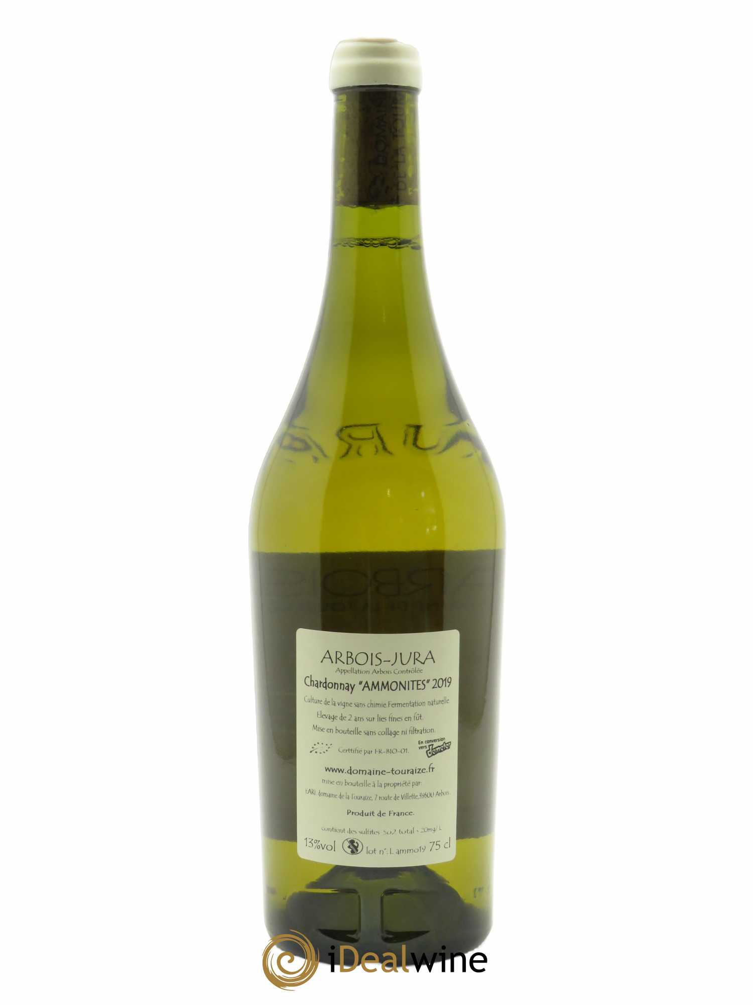 Arbois Chardonnay Ammonites Domaine de la Touraize 2019 - Lot of 1 bottle - 1