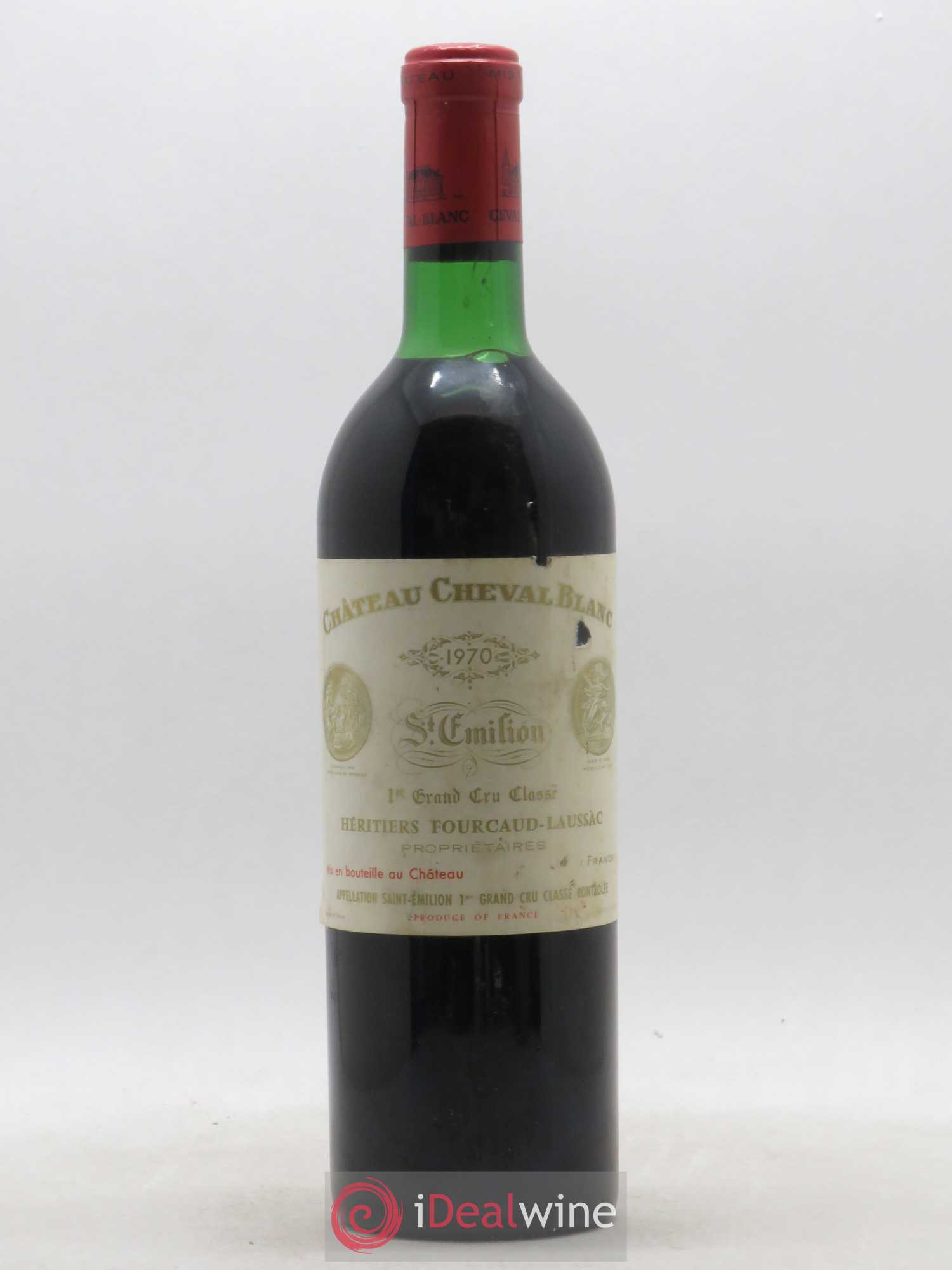 Château Cheval Blanc 1er Grand Cru Classé A 1970 - Lot de 1 bouteille - 0