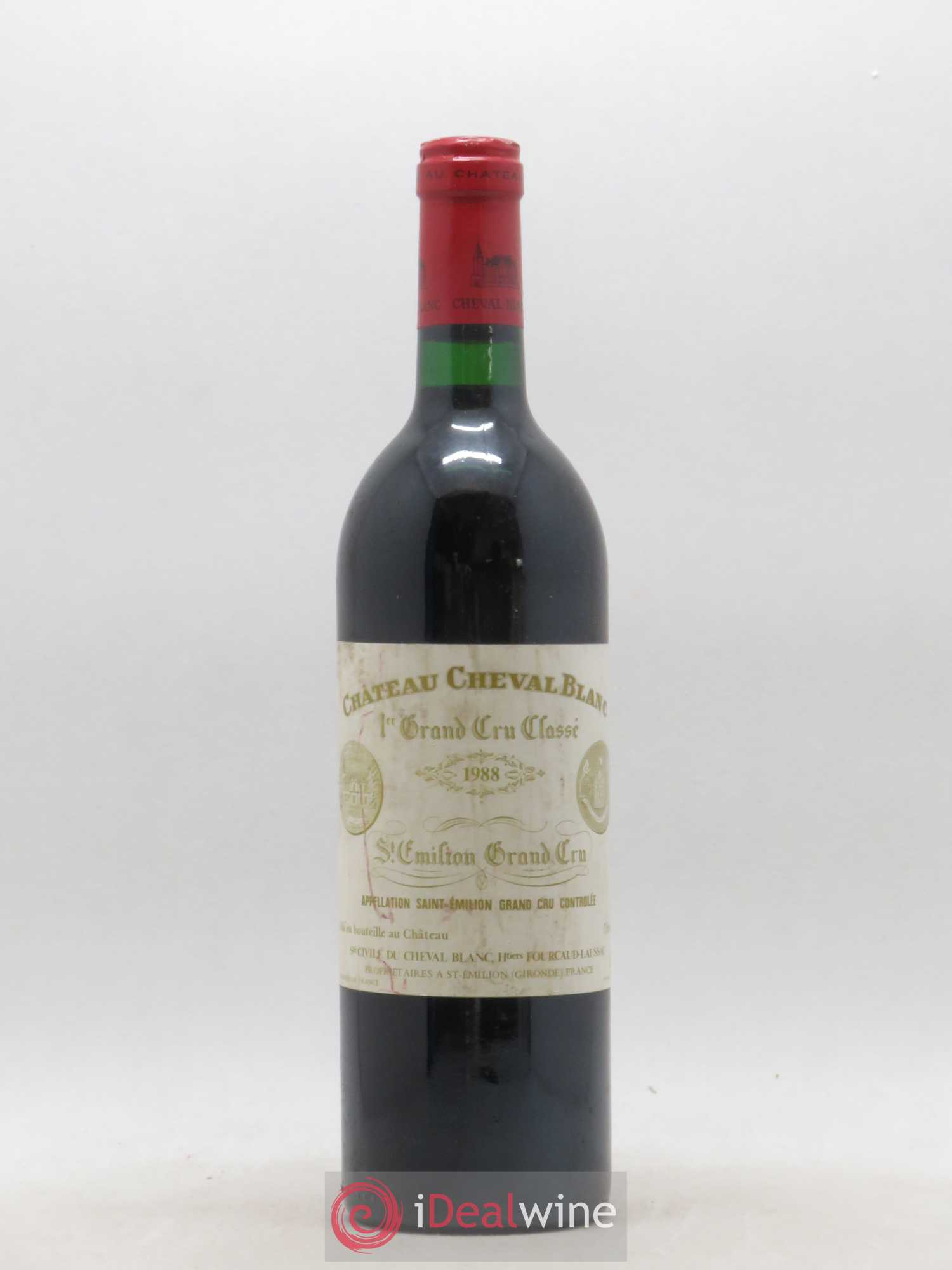 Château Cheval Blanc 1er Grand Cru Classé A 1988 - Lot de 1 bouteille - 0