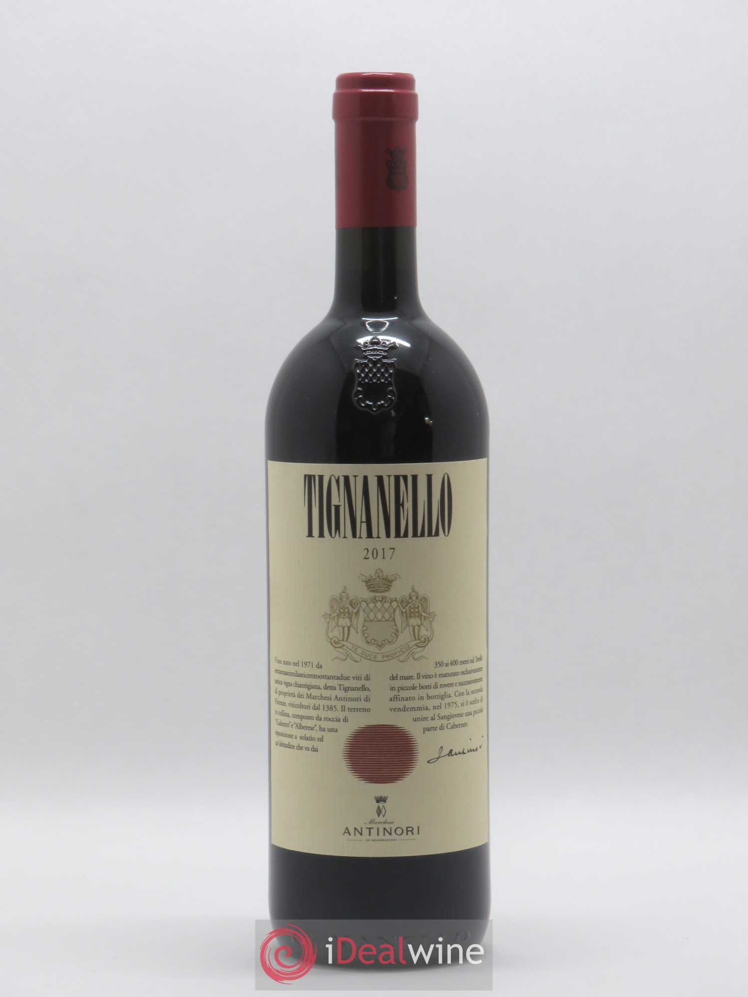 Toscana IGT Tignanello Tenuta Tignanello - Marchesi Antinori 2017 - Lot de 1 bouteille - 0