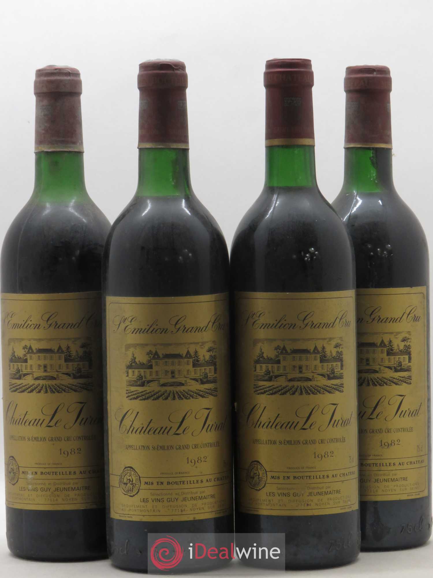 Château le Jurat 1982 - Lot de 4 bouteilles - 0