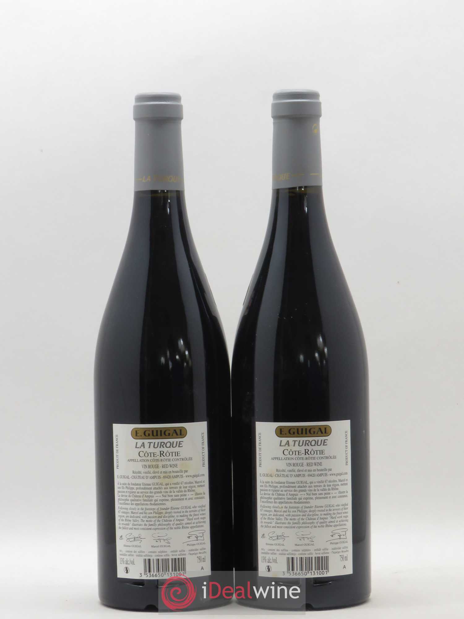 Côte-Rôtie La Turque Guigal 2014 - Lot de 2 bouteilles - 1